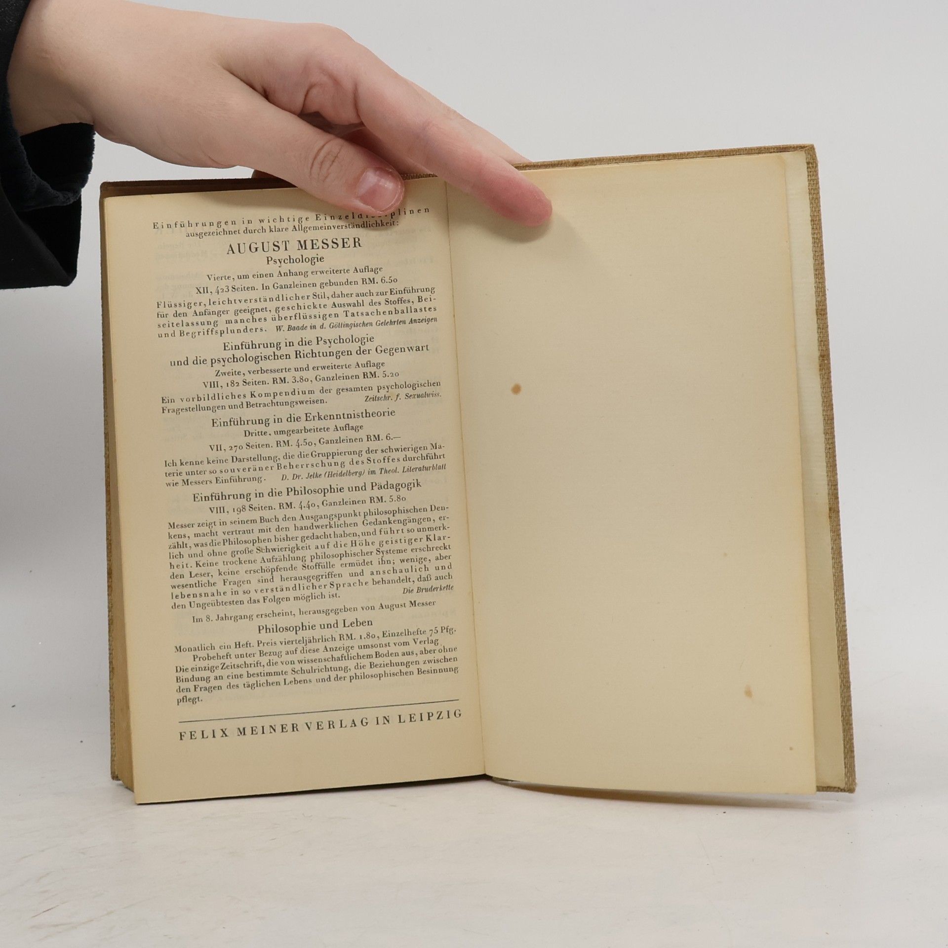 Karl Vorländer Geschichte der Philosophie