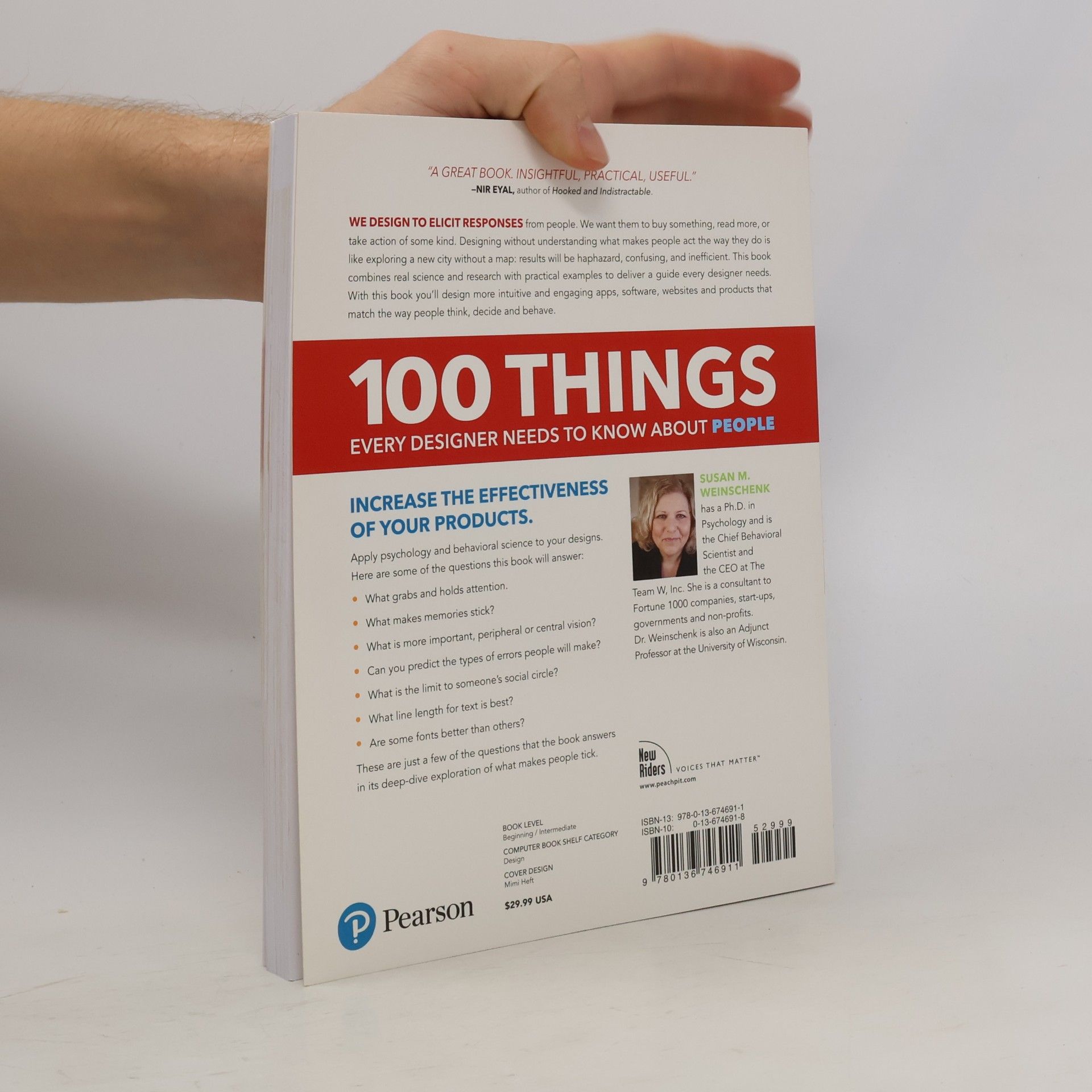 Susan Weinschenk 100 Things Every Designer Needs to Know About People