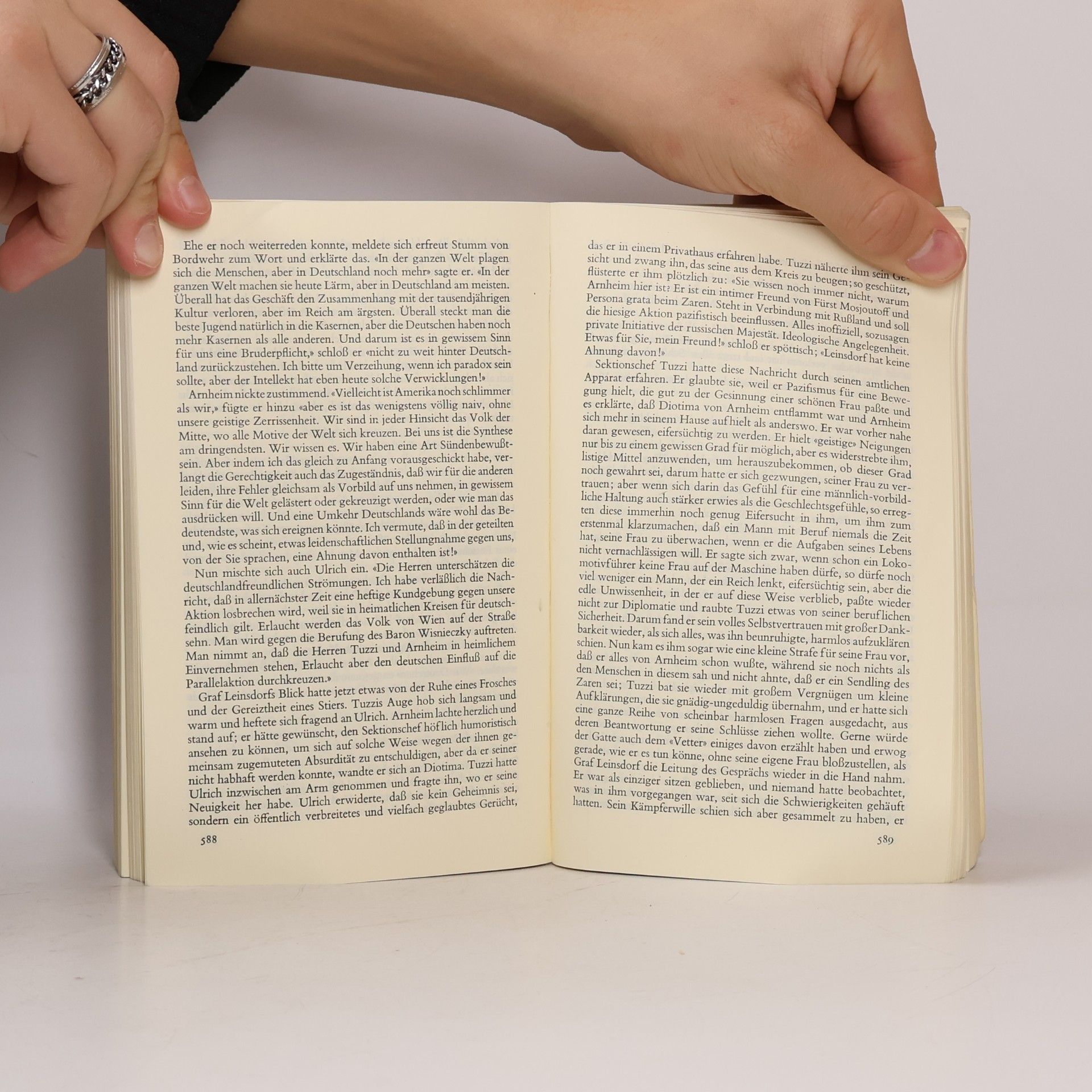 Robert Musil Der Mann ohne Eigenschaften, Roman 1.-2.