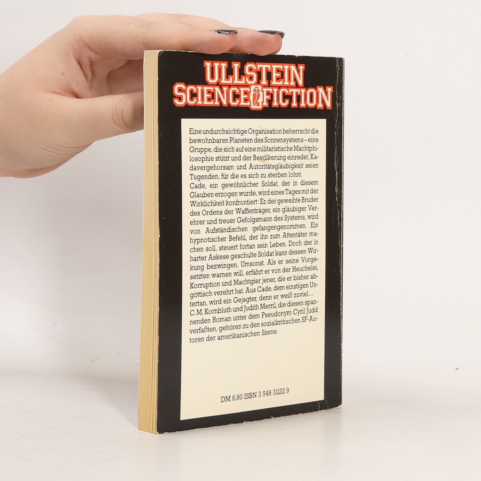 Cyril Judd Ullstein Science Fiction - 680: Die Rebellion des Schützen Cade