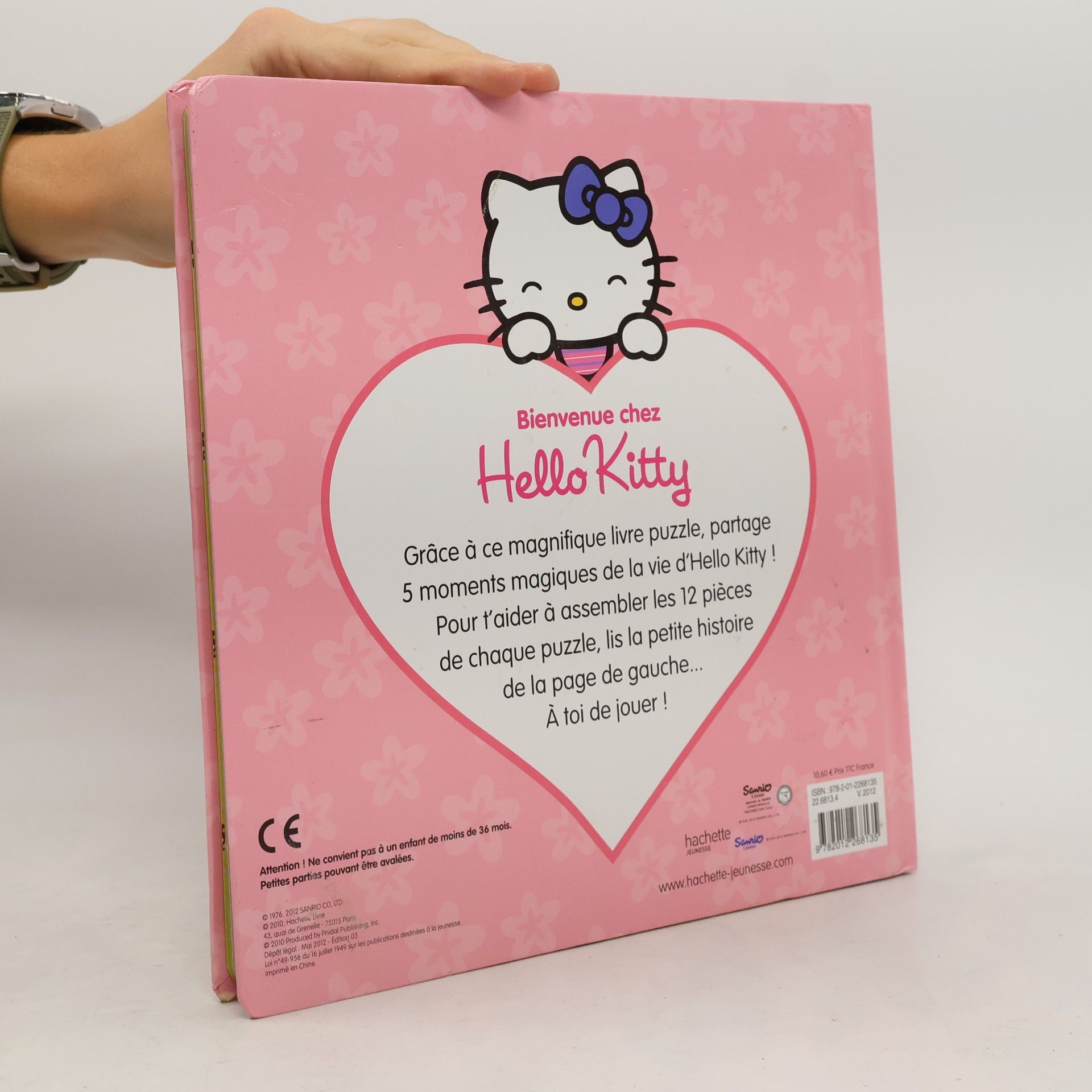 Collective Mon grand livre puzzle Hello Kitty