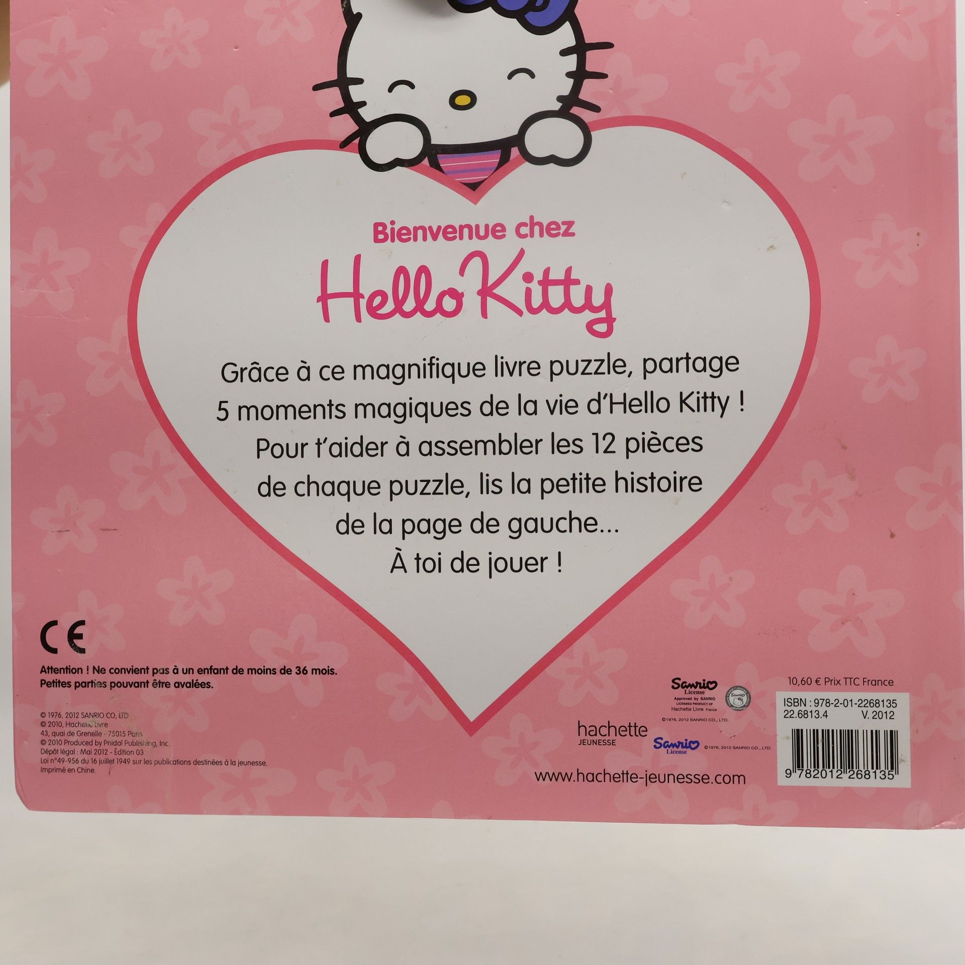 Collective Mon grand livre puzzle Hello Kitty