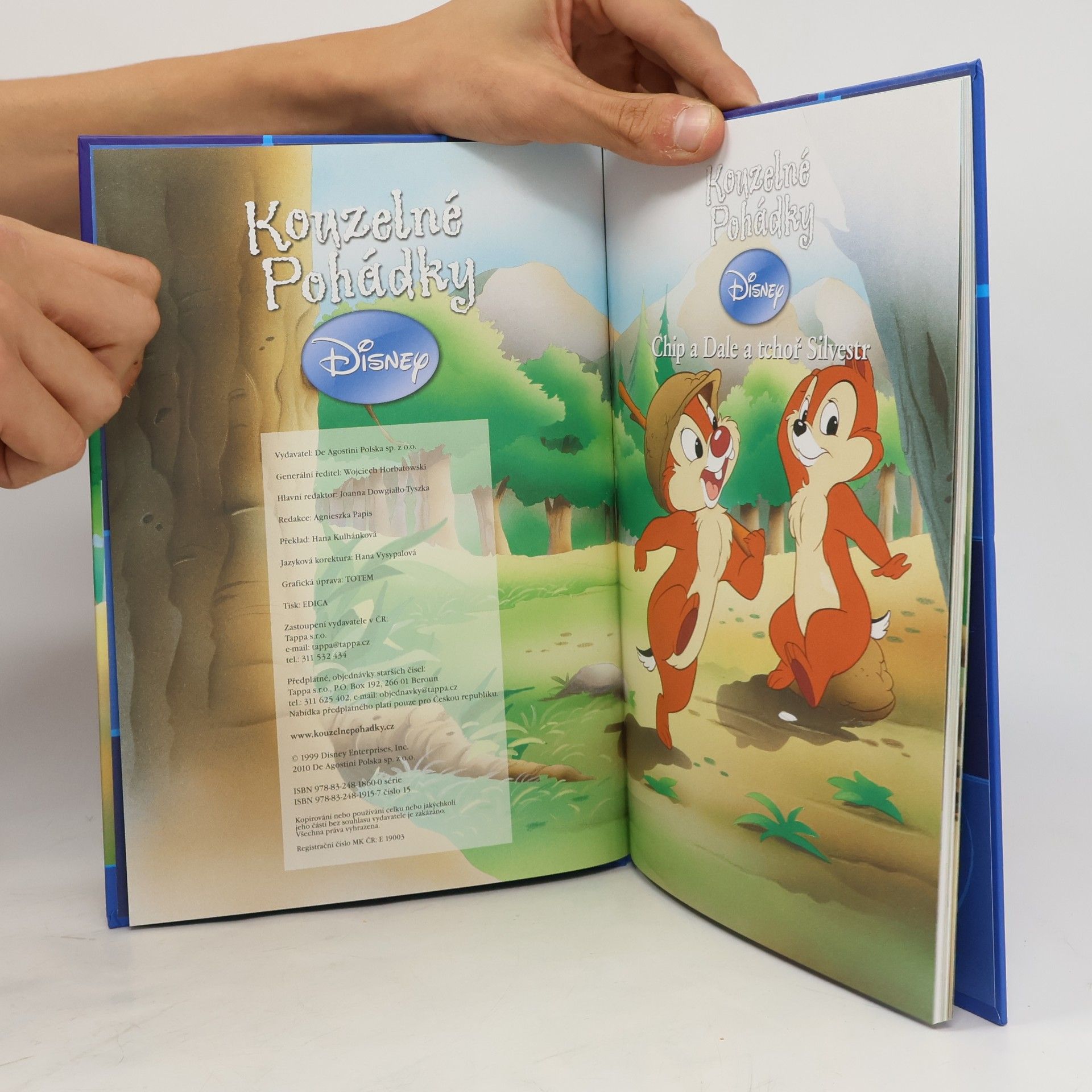 Kolektiv autorů Kouzelné pohádky 15. Chip a Dale a tchoř Silvestr