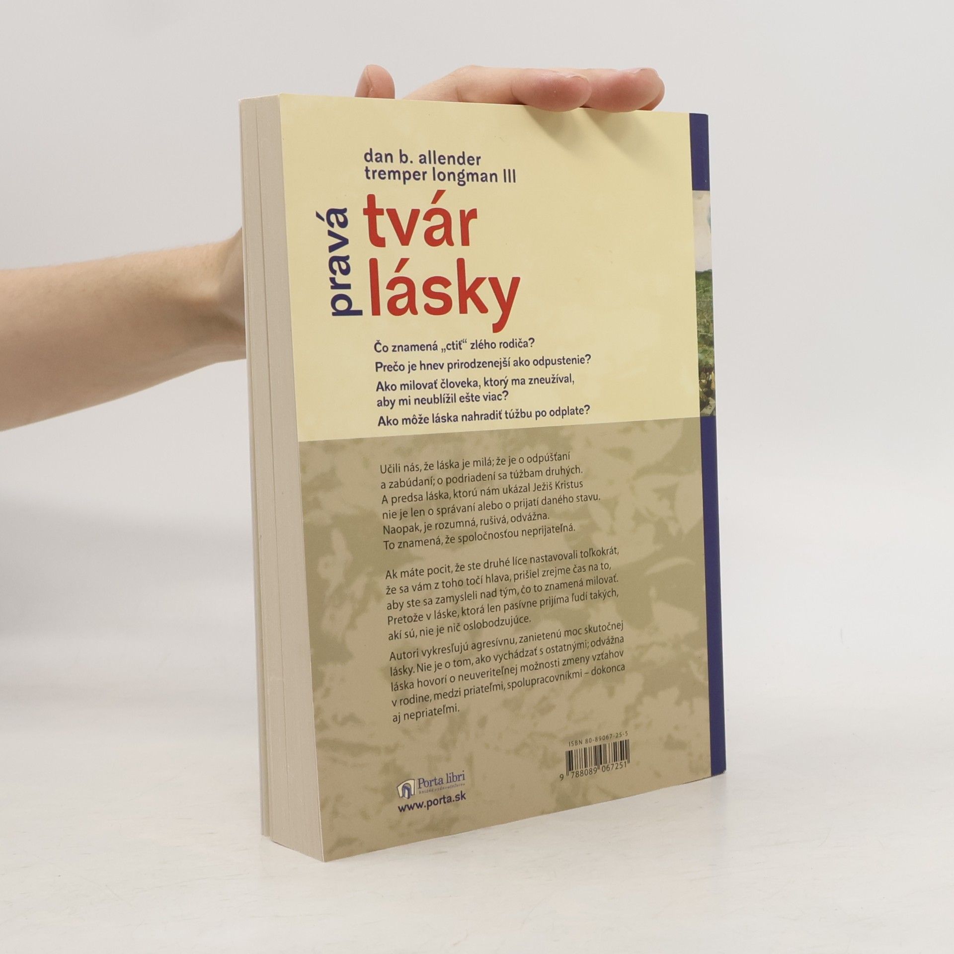 Dan Allender Pravá tvár lásky