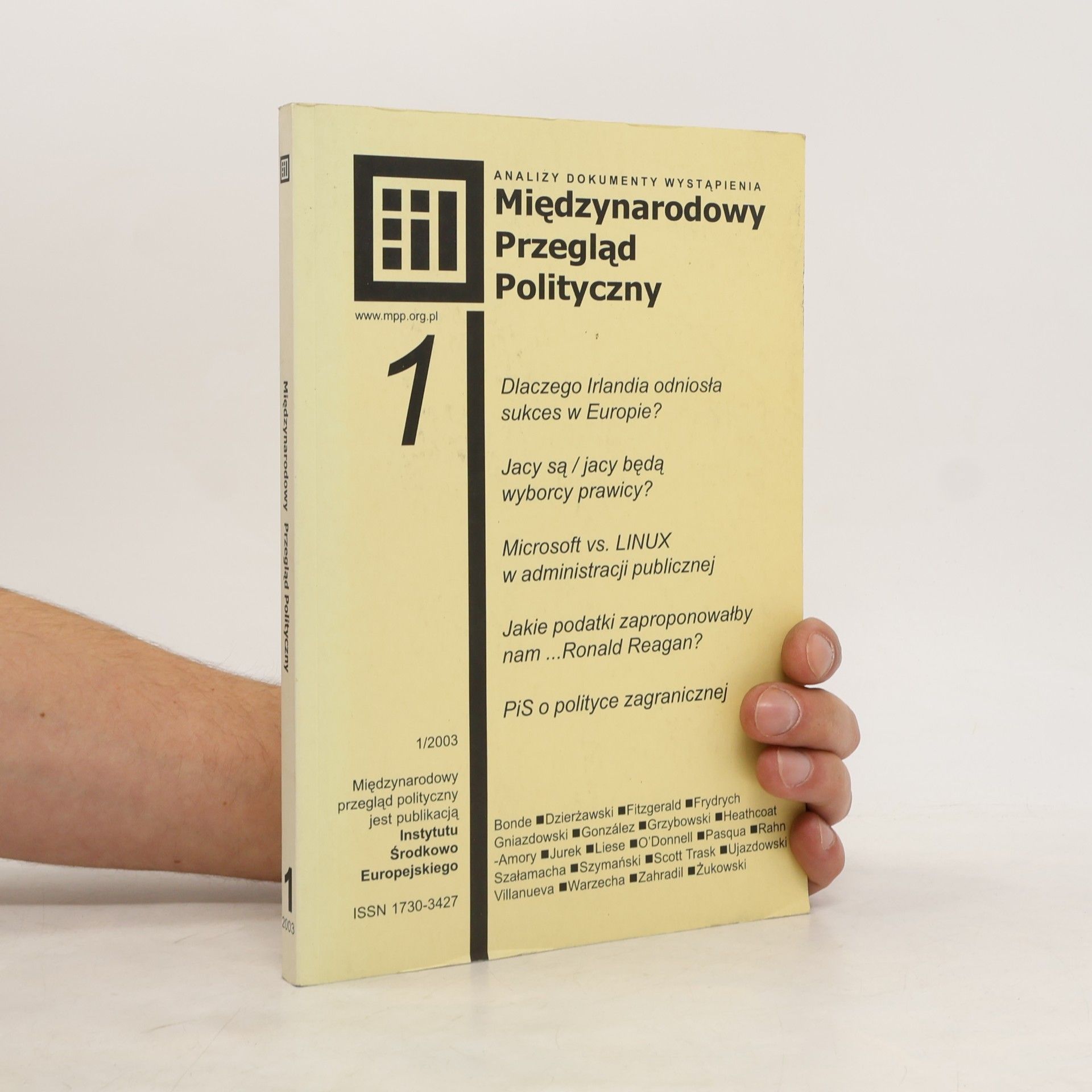 Autorenkollektiv Międzynarodowy Przegląd Polityczny 1