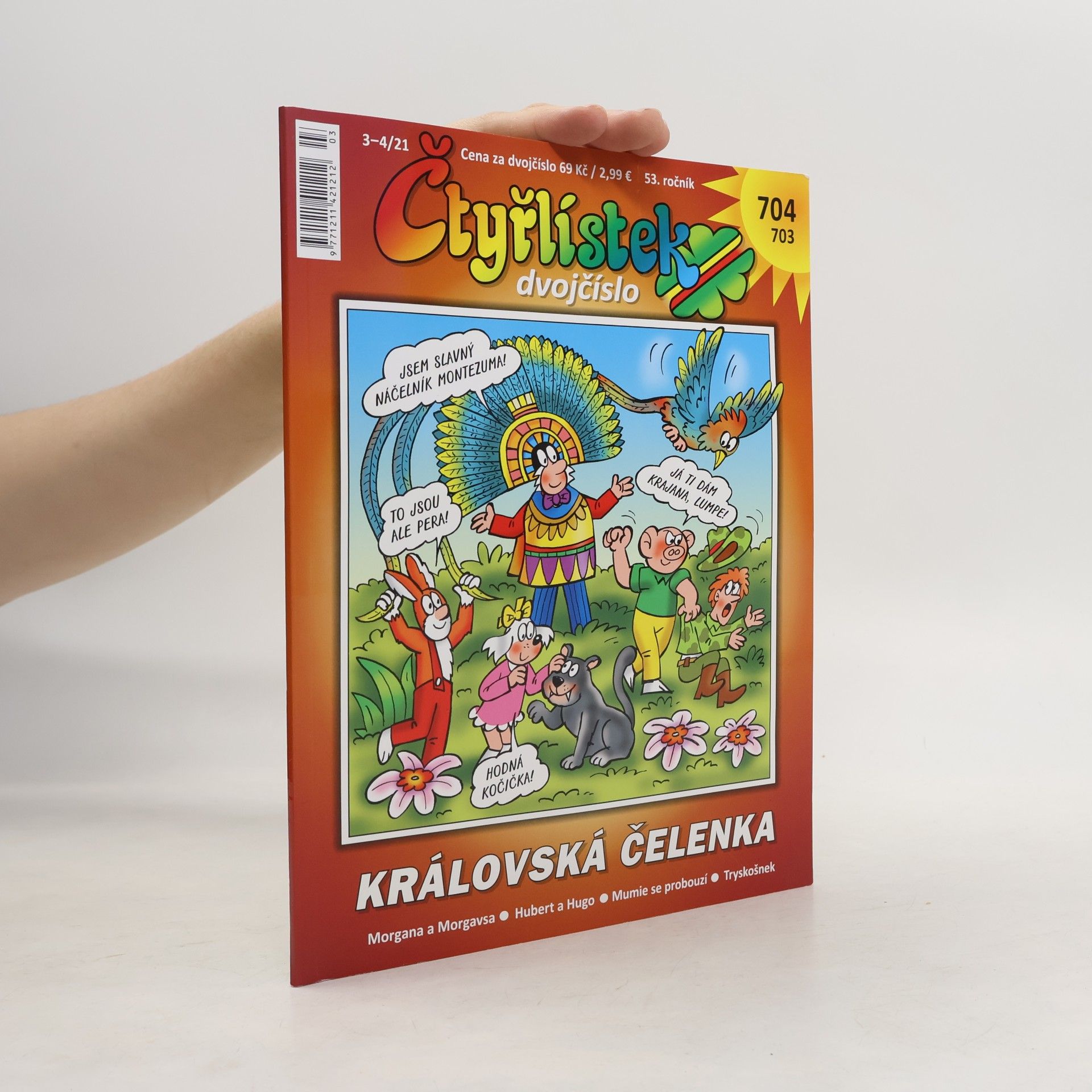 Kolektív autorov Čtyřlístek. Dvojčíslo 3-4/21