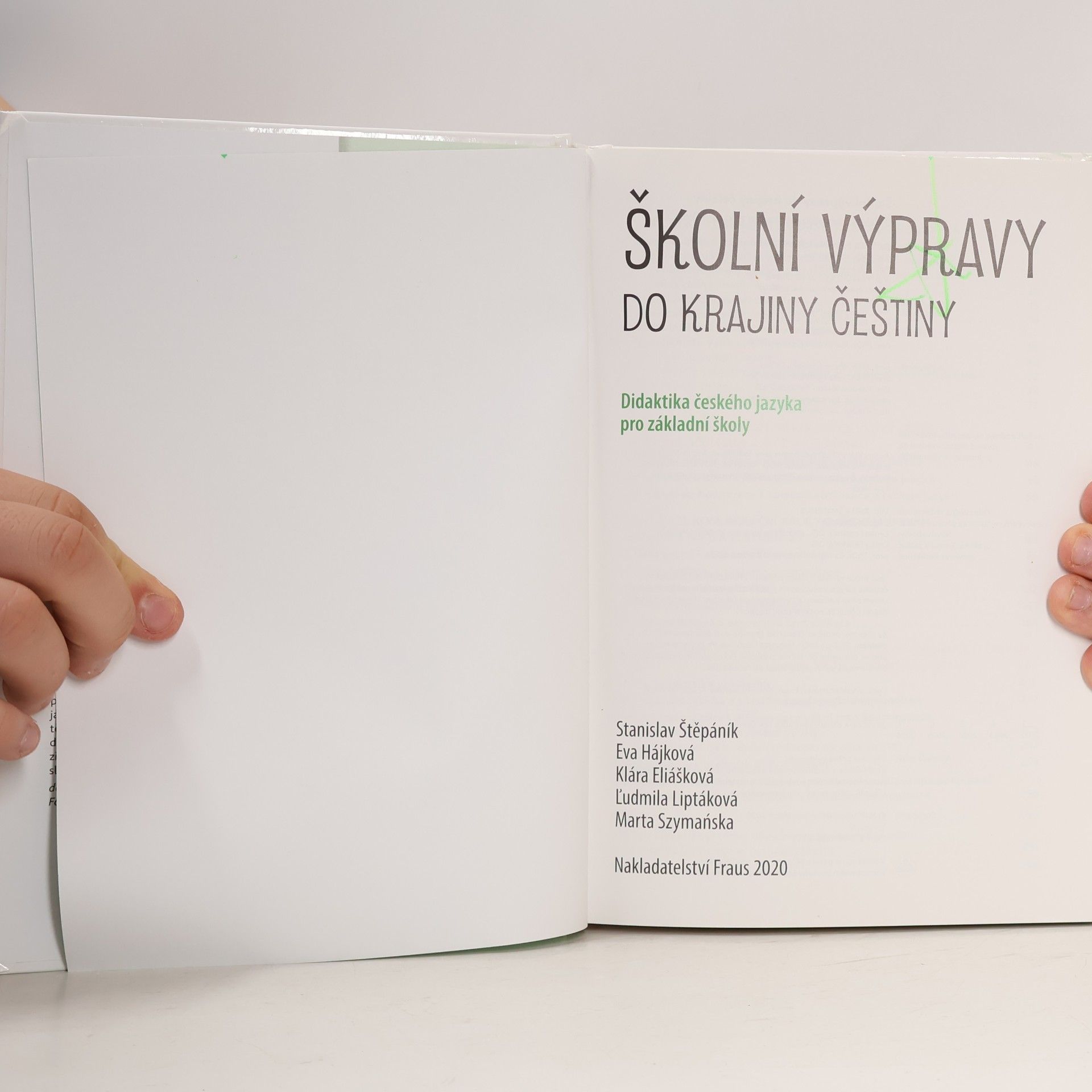 Stanislav Štěpáník Školní výpravy do krajiny češtiny