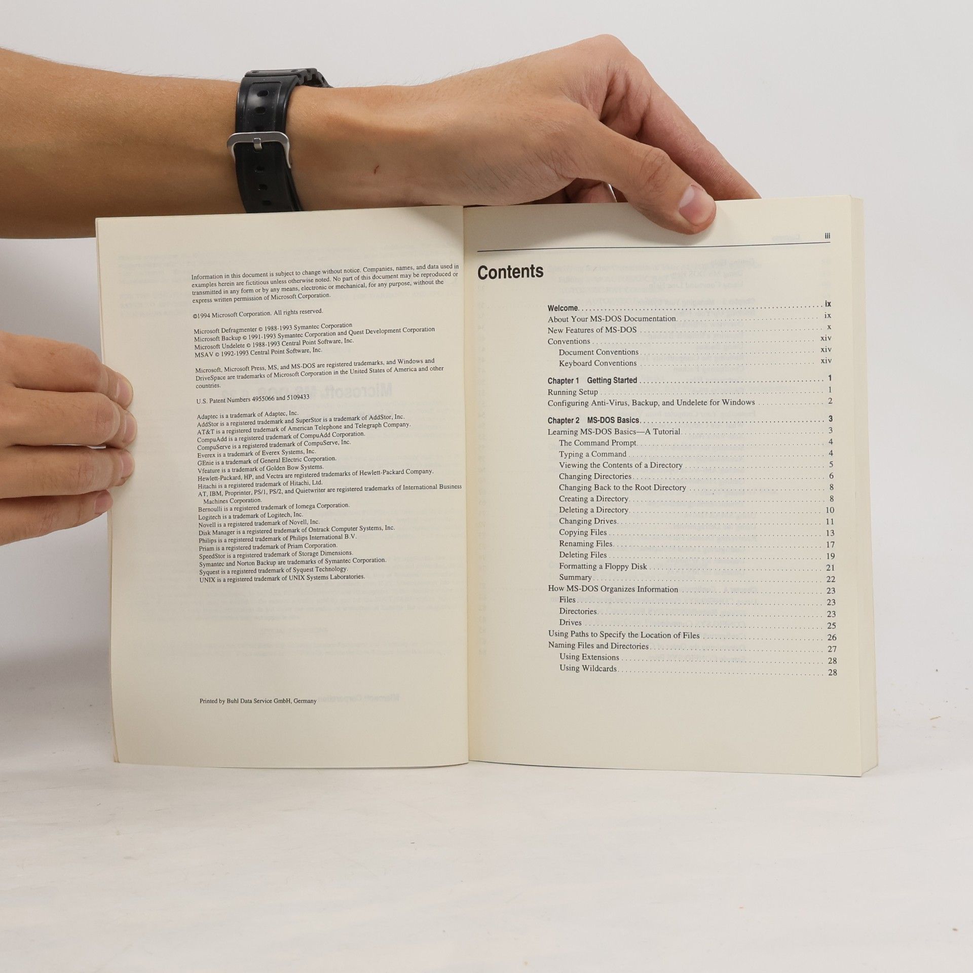 AA.VV. Microsoft MS-DOS. User's Guide