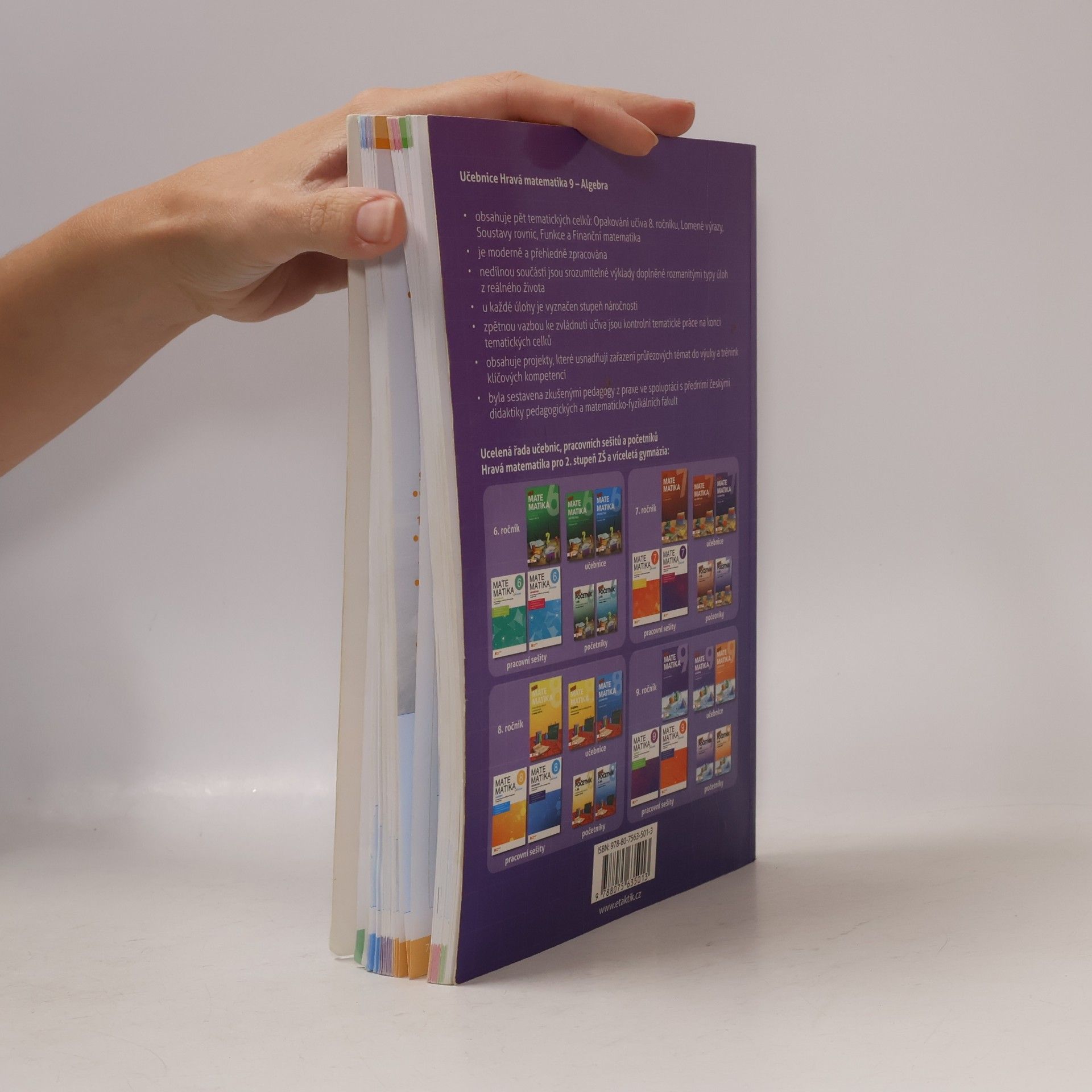 Various authors Hravá matematika 9 - učebnice 1. díl (algebra)