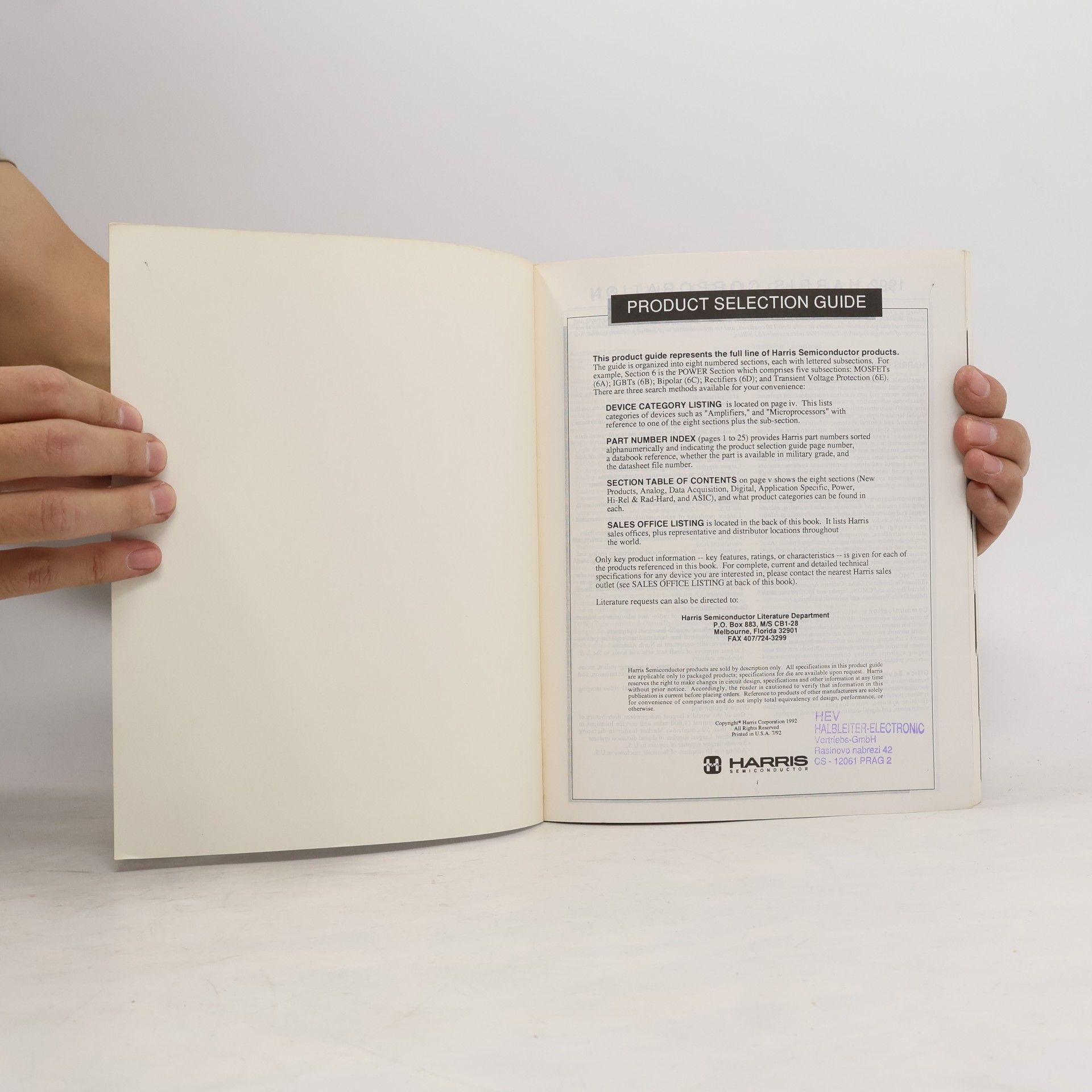 Collectif d'auteurs Product Selection Guide