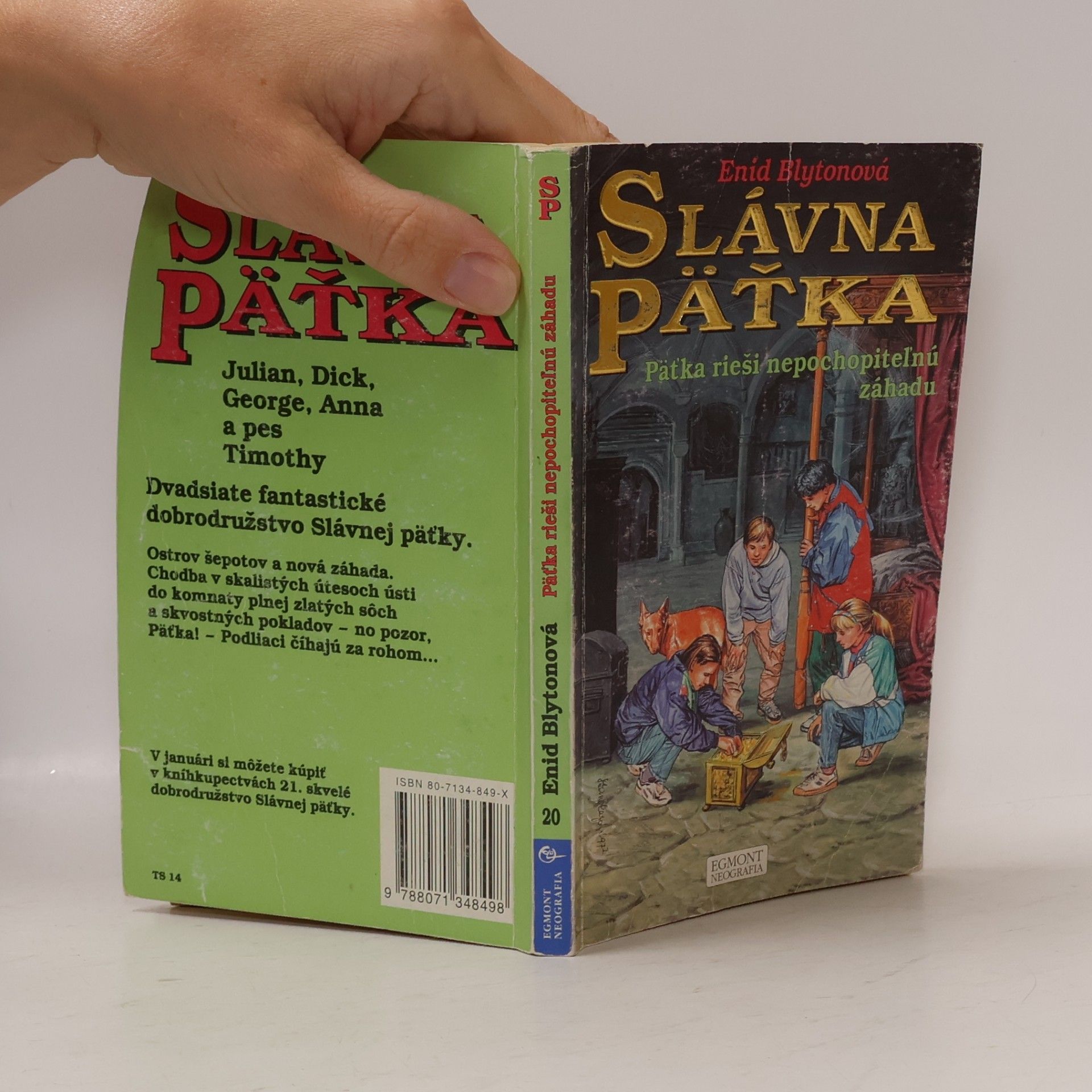 Enid Blyton Päťka rieši nepochopiteľnú záhadu