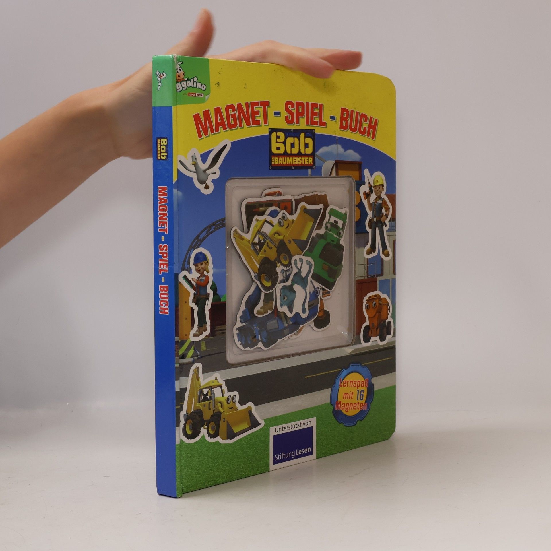 Autores varios Magnet Spiel Buch. Bob der Baumeister