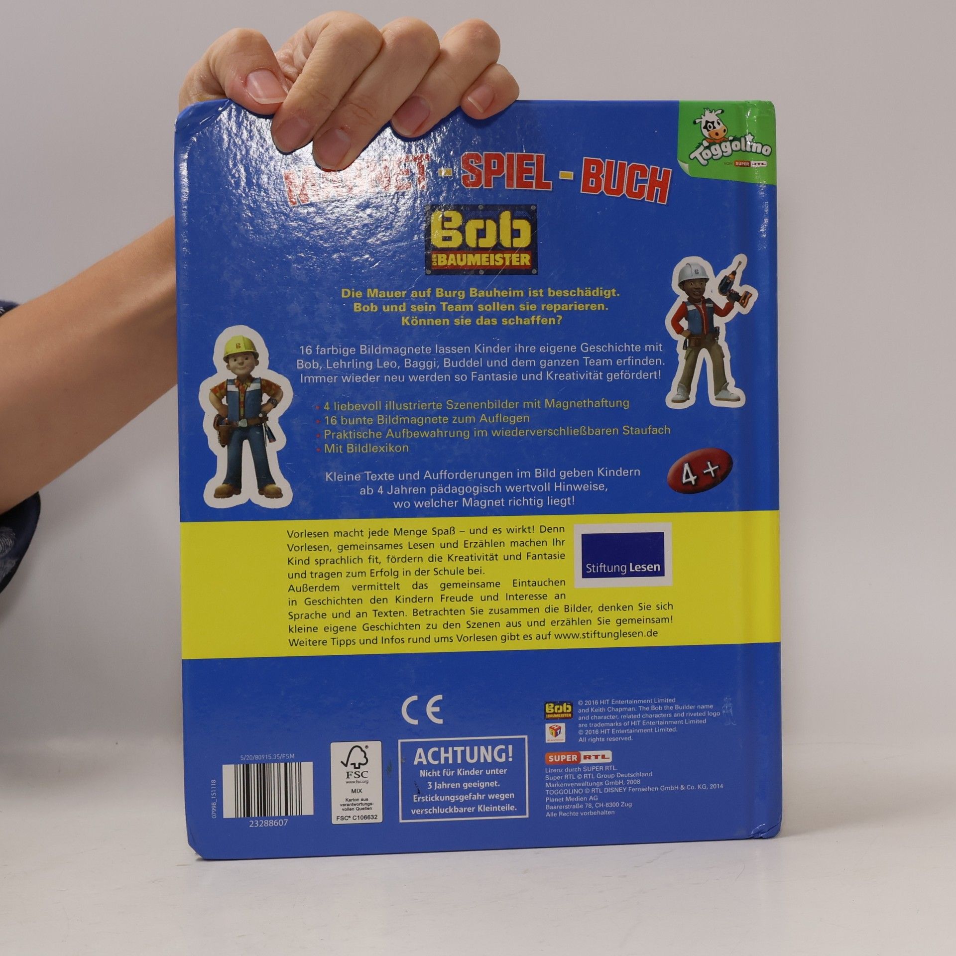 Autores varios Magnet Spiel Buch. Bob der Baumeister