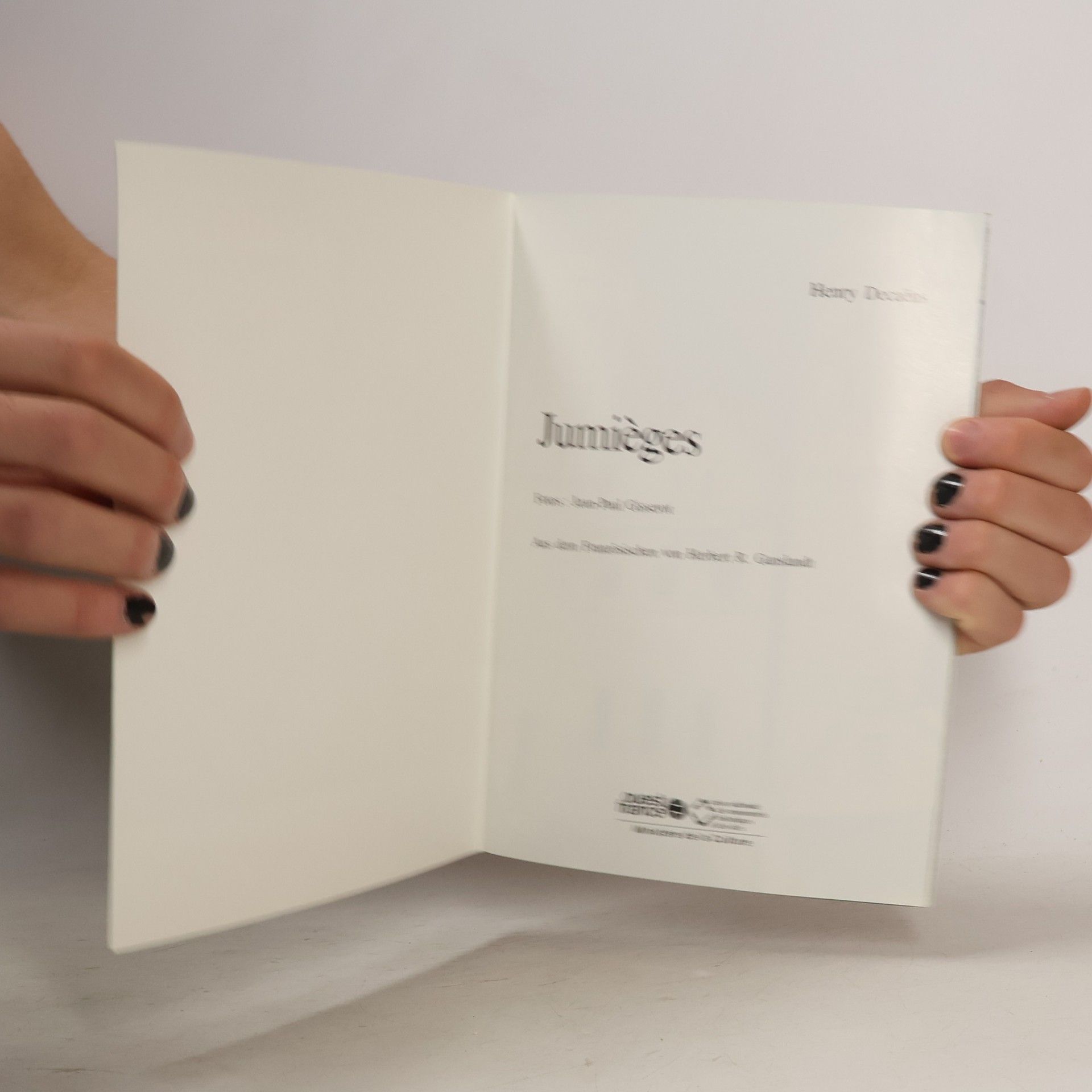 Henry Decaëns Jumieges - Deutsche Ausgabe