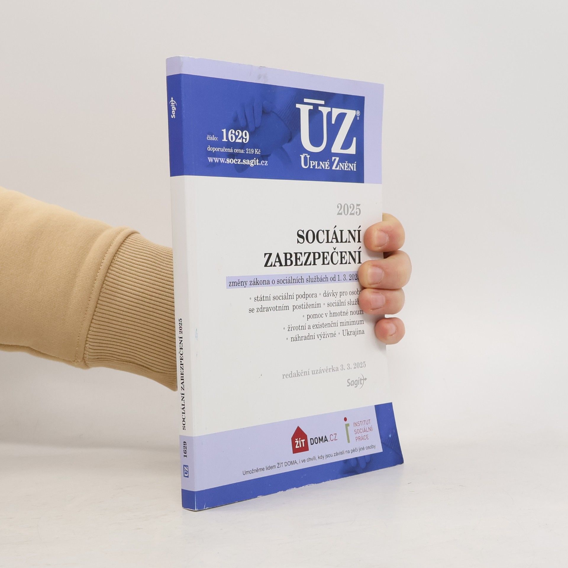 Kolektiv autorů ÚZ 1629: Sociální zabezpečení 2025