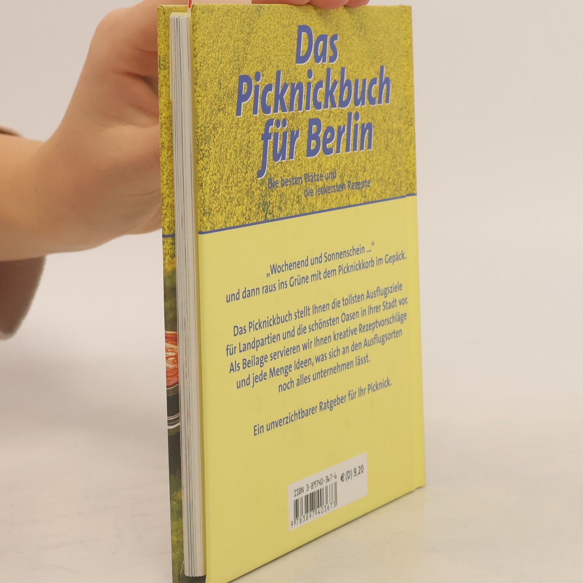 Sophie Luise Bauer Das Picknickbuch für Berlin
