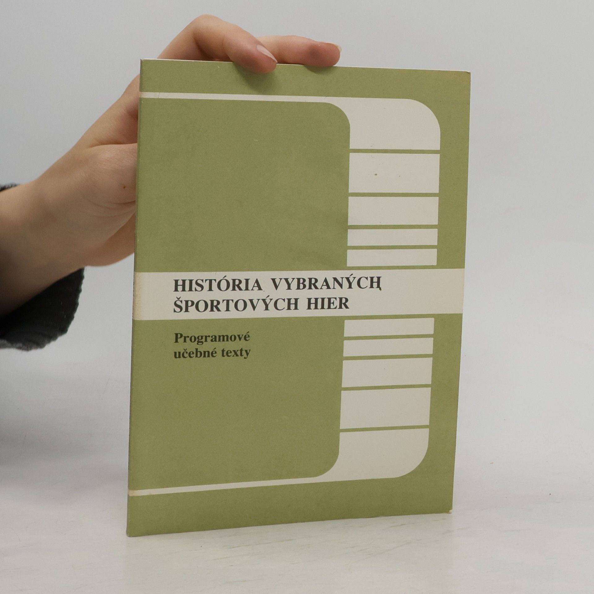 Ján Mitošinka Hitória vybraných športovných hier