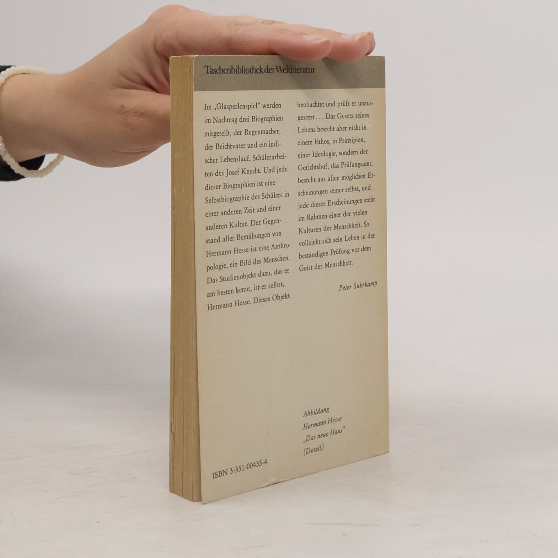 Hermann Hesse Das Glasperlenspiel, Band 1 und 2