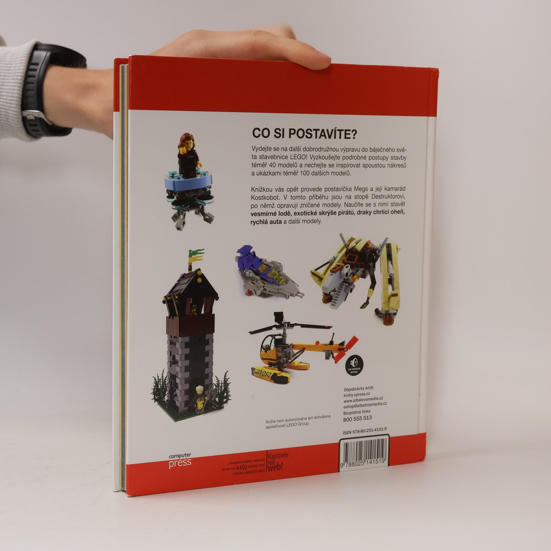 Megan Rothrock LEGO - cesta za dobrodružstvím: Vesmírné lodě, piráti, draci a další!