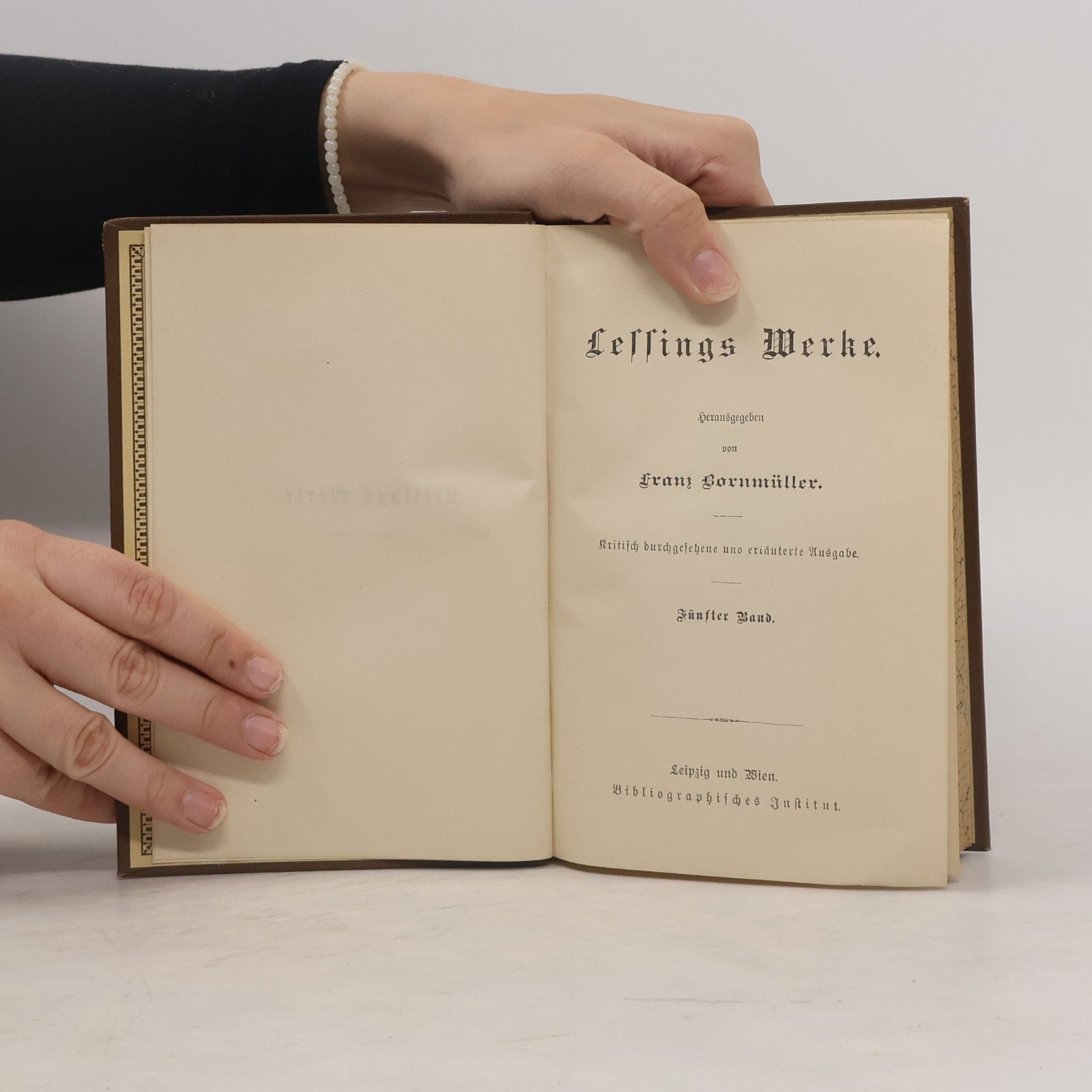 Gotthold Ephraim Lessing Lessings Werke. Fünfter Band