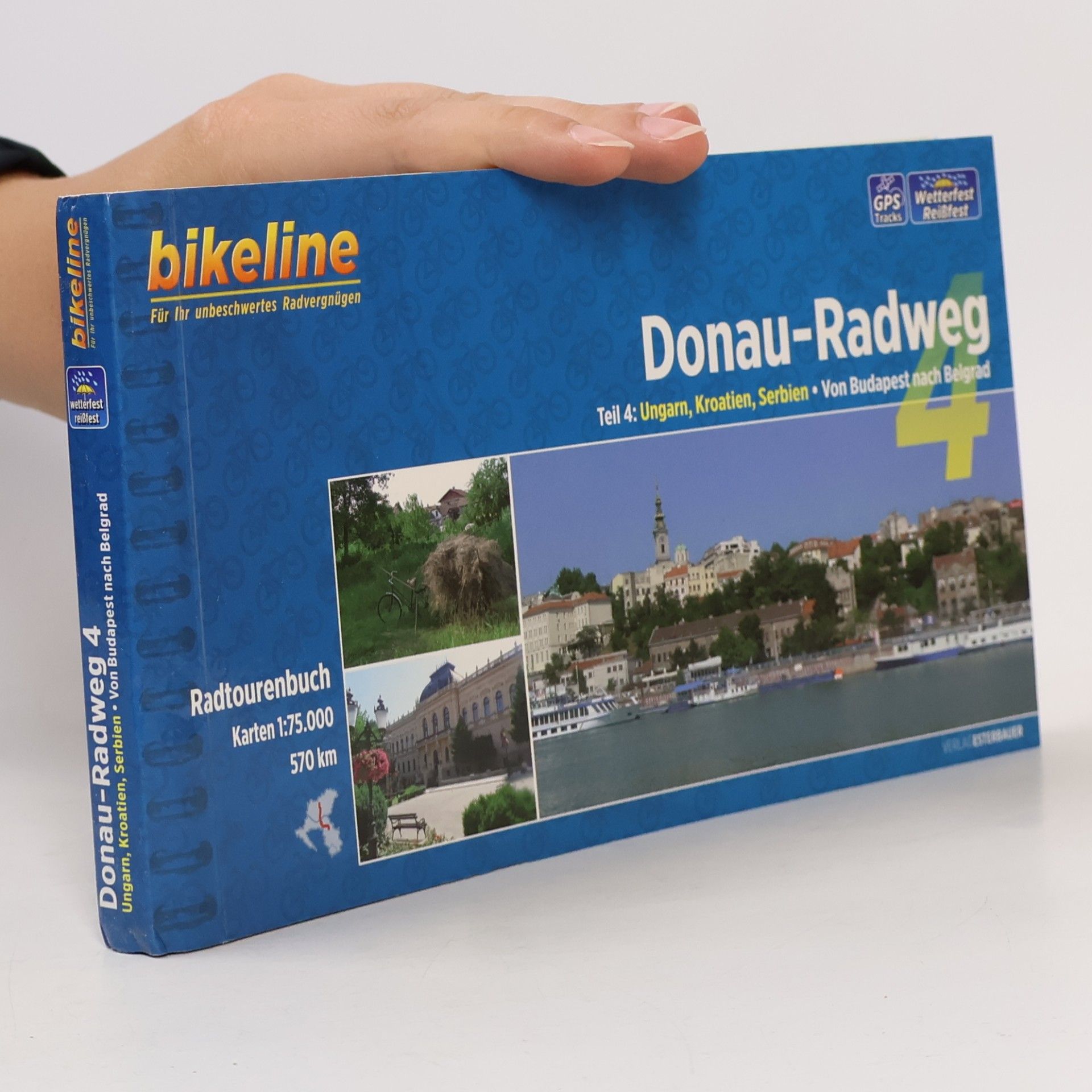 Heidi Authried Bikeline Radtourenbuch - 4: Donau-Radweg
