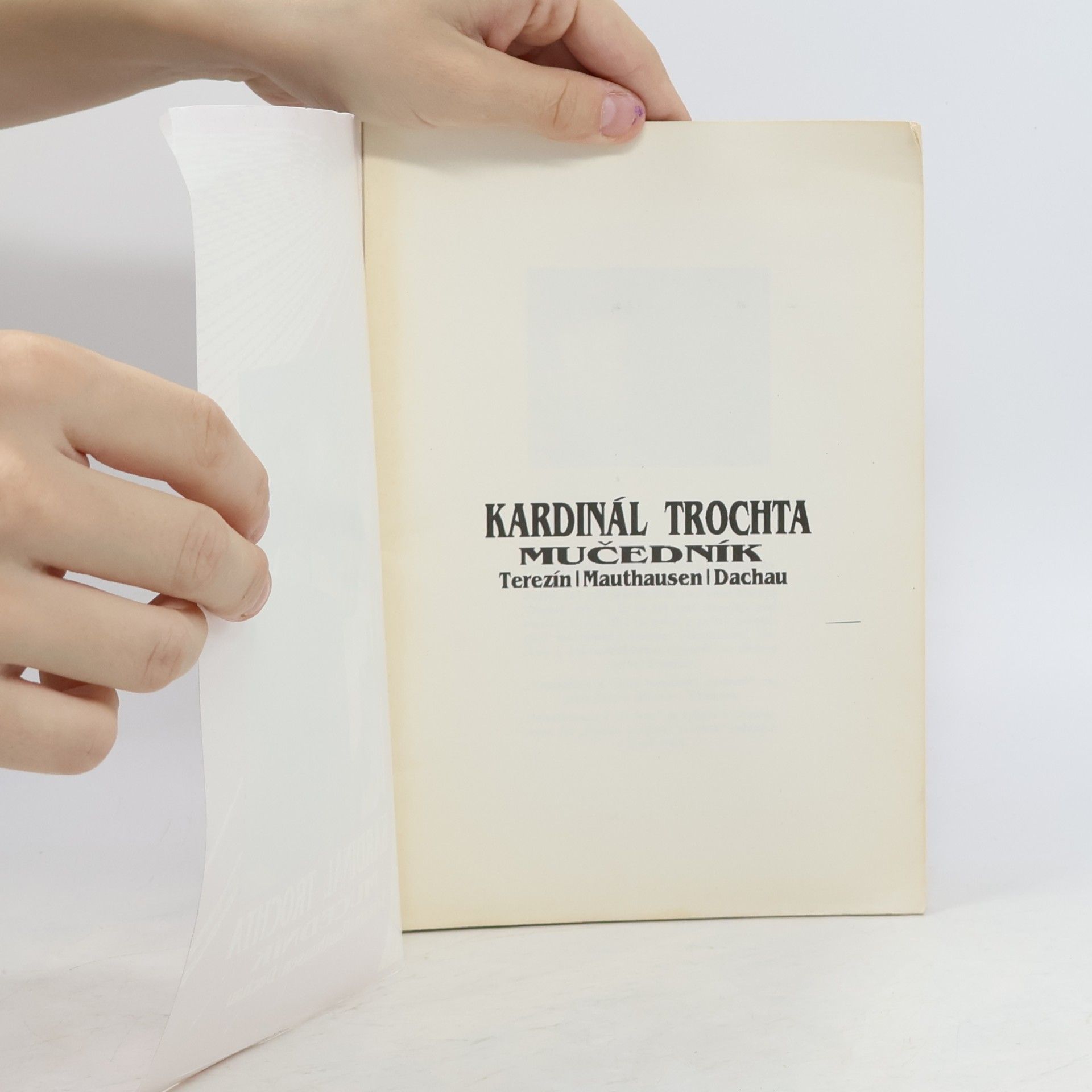 Štěpán Trochta Kardinál Trochta - mučedník: Terezín, Mauthausen, Dachau