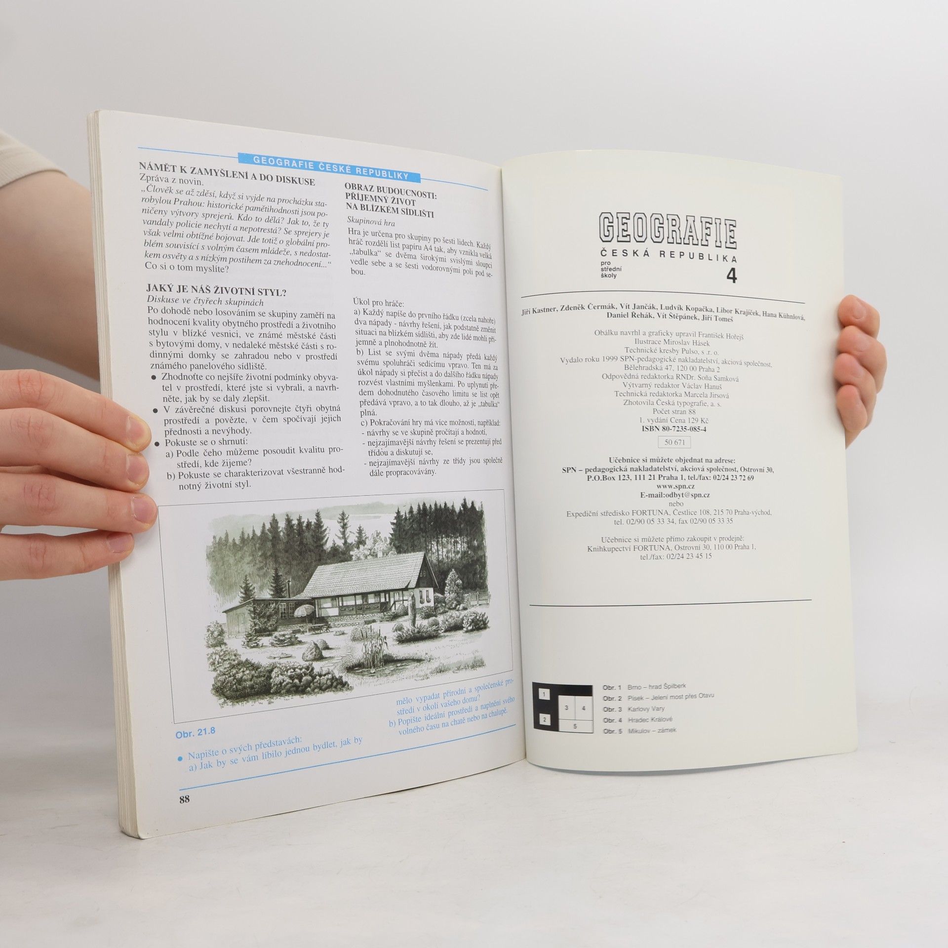 Jiří Kastner Geografie pro střední školy 4 - Česká republika