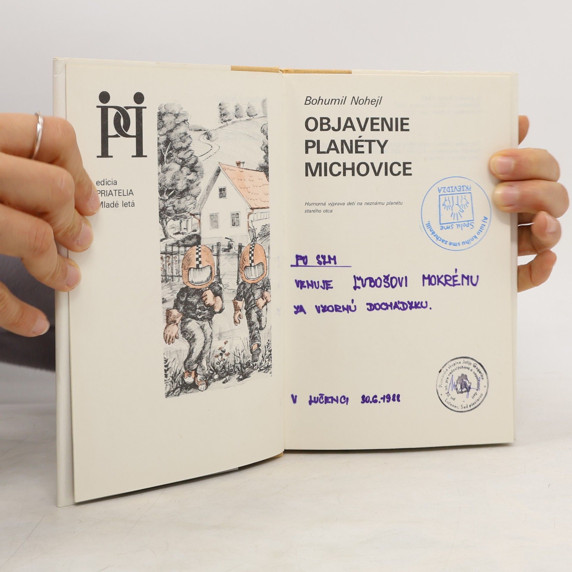 Bohumil Nohejl Objavenie planéty Michovice: humorná výprava detí na neznámu planétu starého otca
