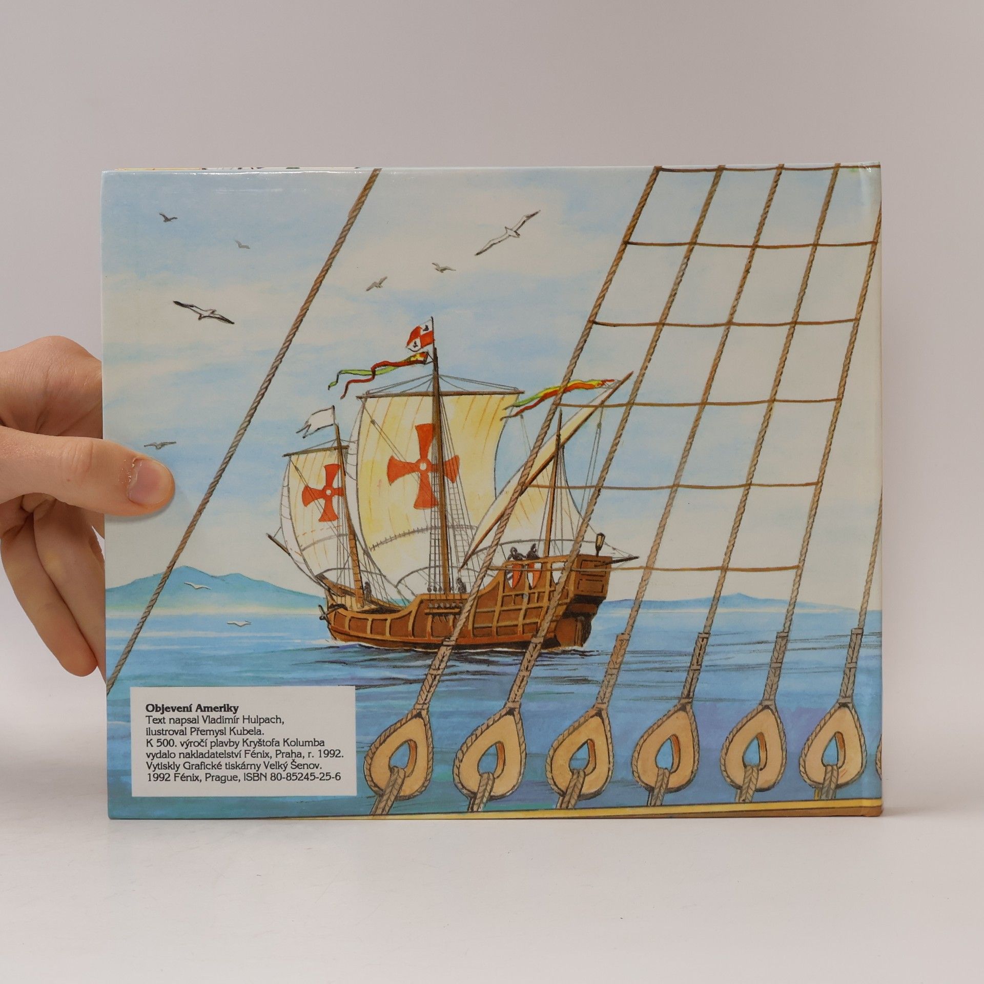 Vladimír Hulpach Objevení ameriky - k 500. výročí plavby kryštofa kolumba pop up book - leporelo - 3d rozkládací kniha!
