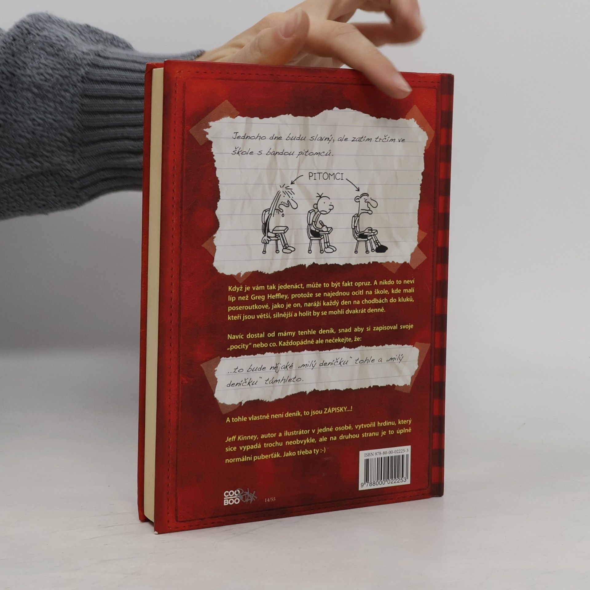 Jeff Kinney Deník malého poseroutky 1