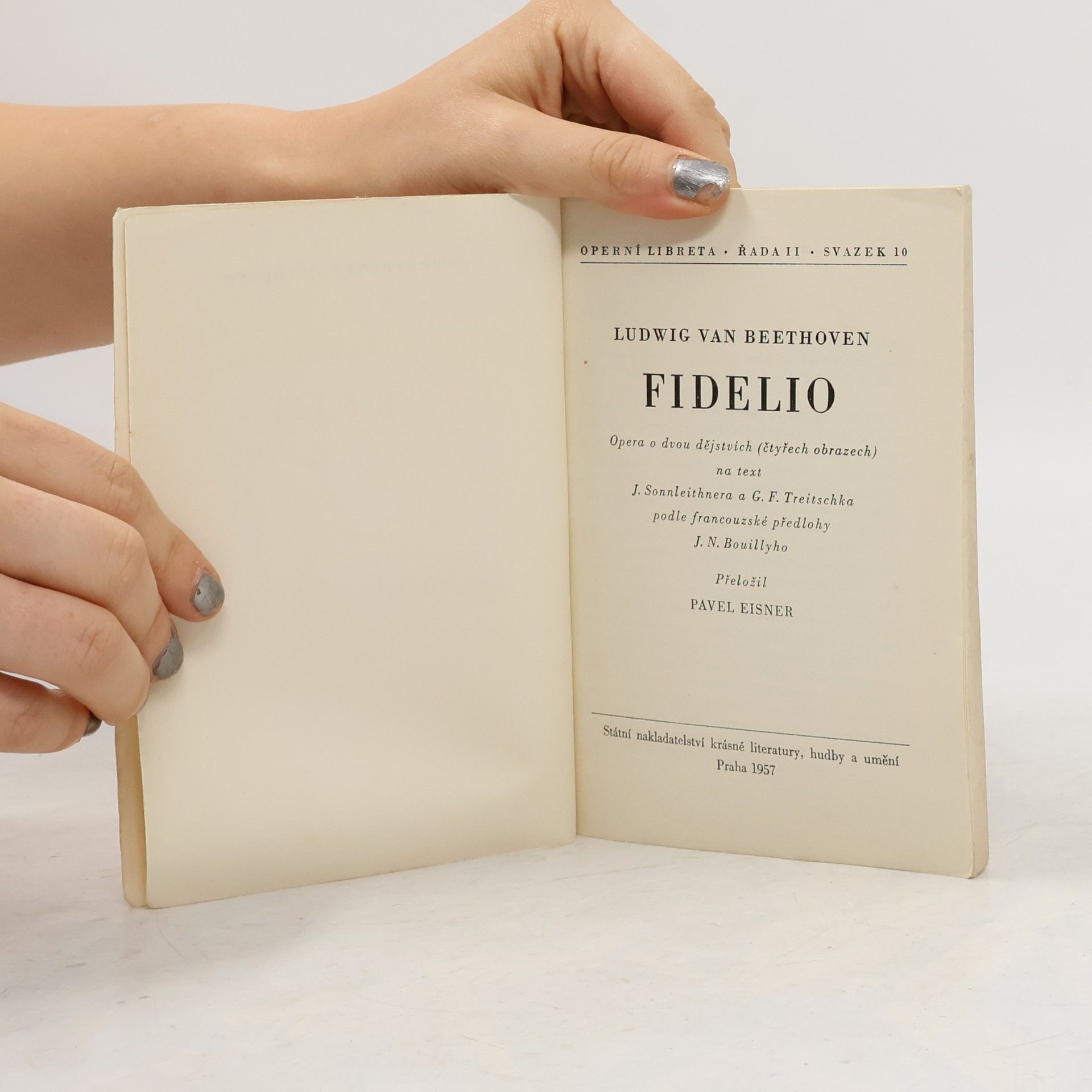 Ludwig van Beethoven Operní libreta II-10. Fidelio