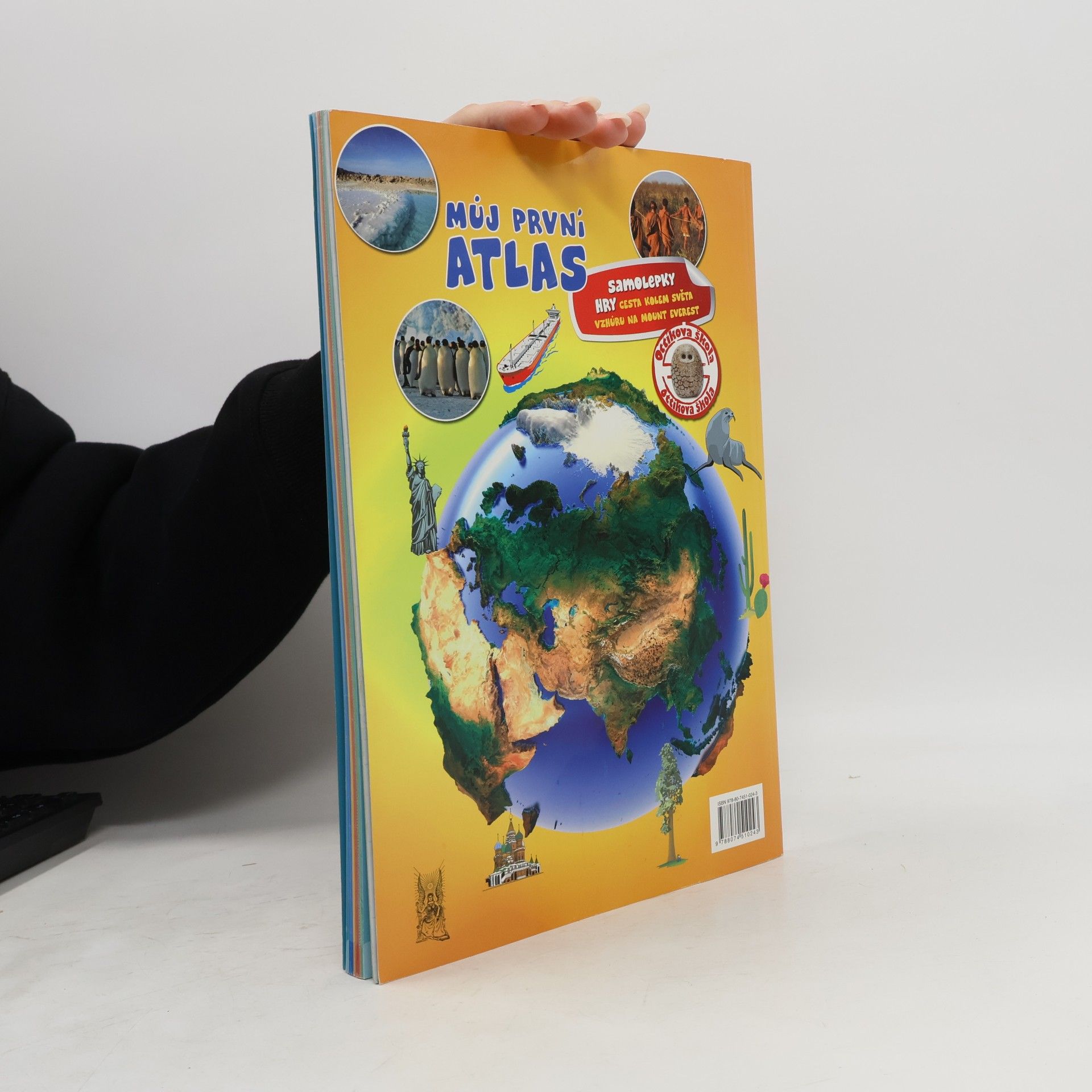 Jaroslav Synek Můj první atlas: Samolepky, rozkládací hry