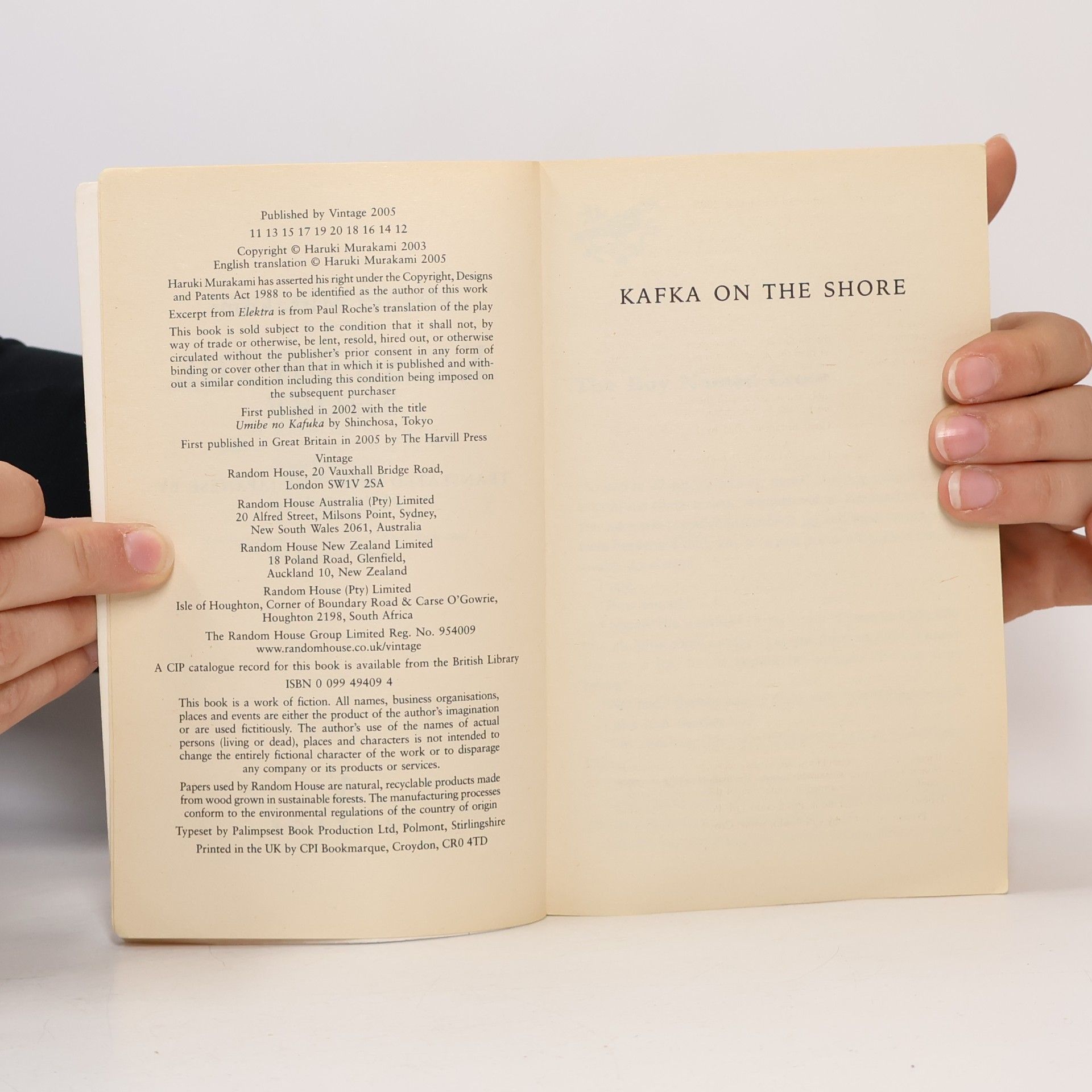 Haruki Murakami Kafka on the Shore