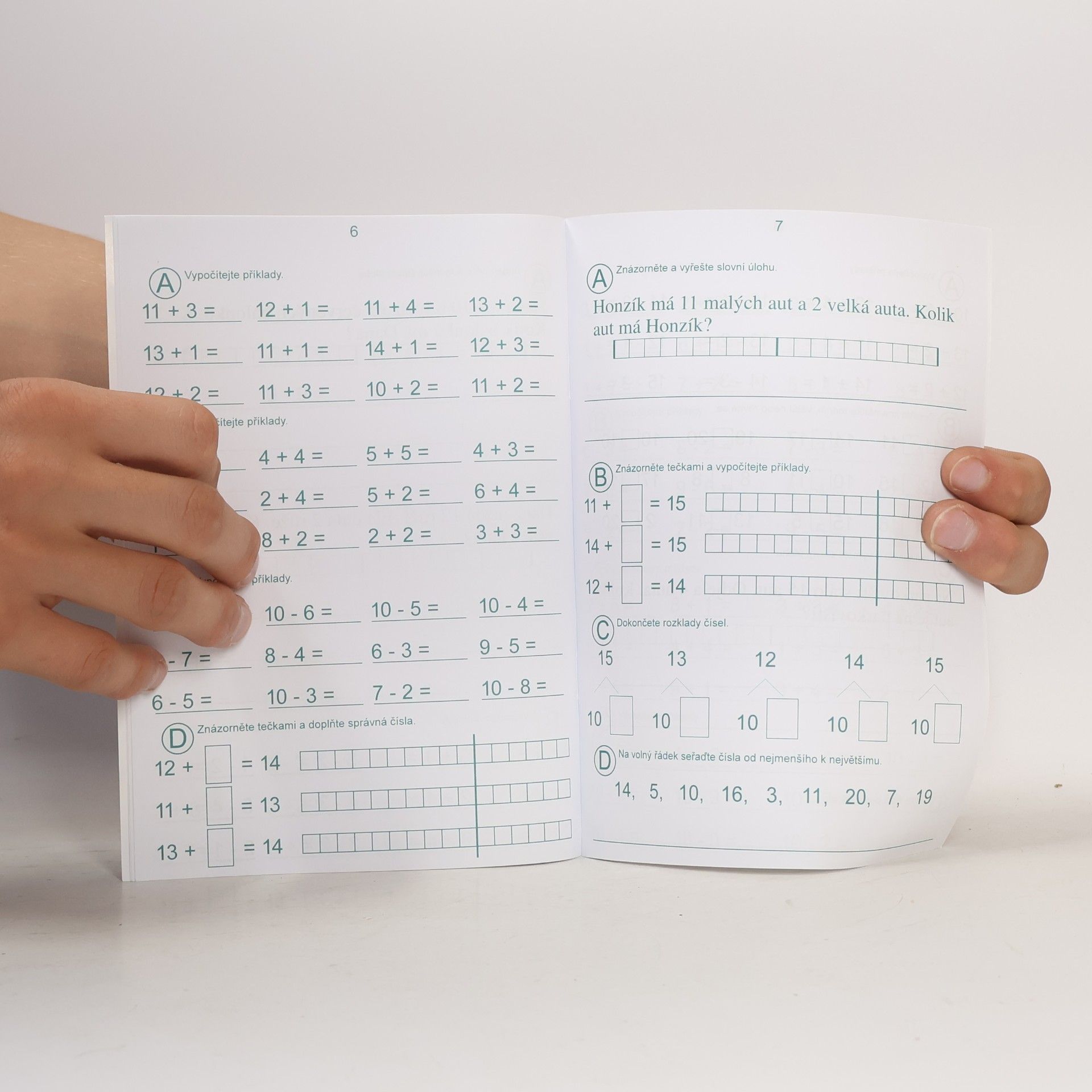 Jana Potůčková Procvičovací sešit z matematiky pro 1. ročník základní školy. 3. díl
