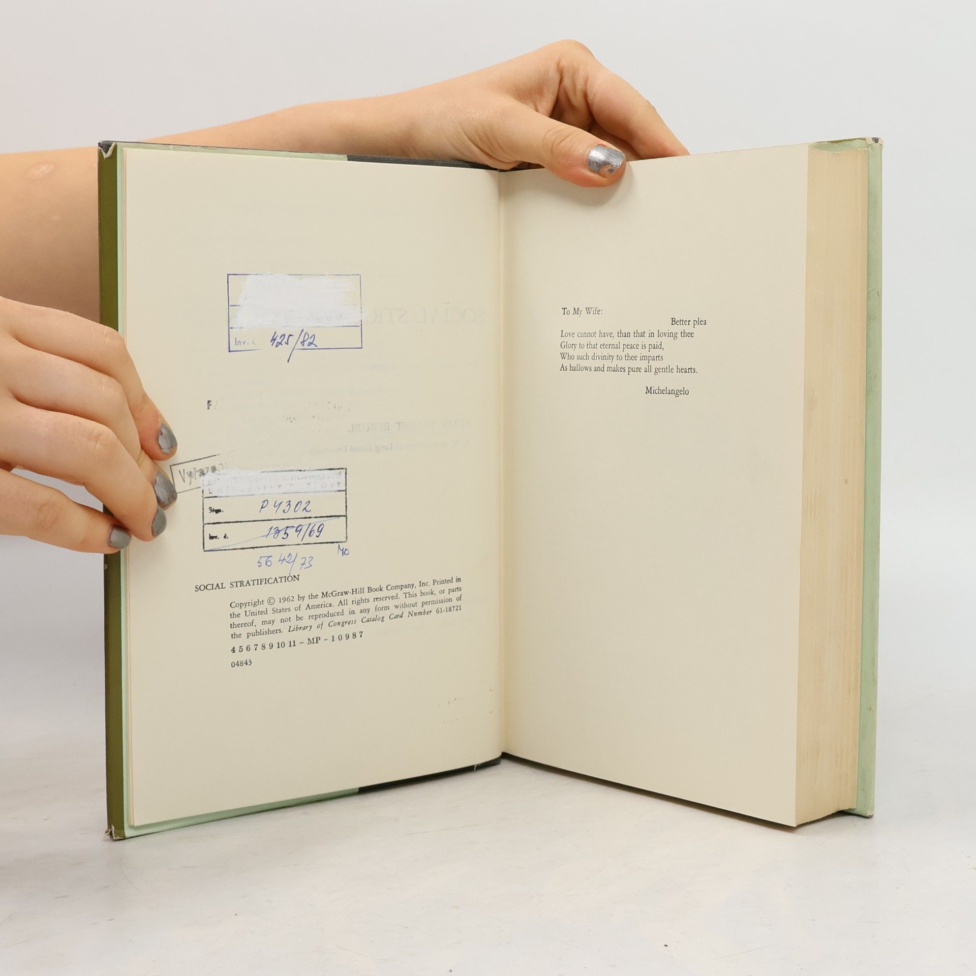 Egon Ernest Bergel SOCIAL STRATIFICATION
