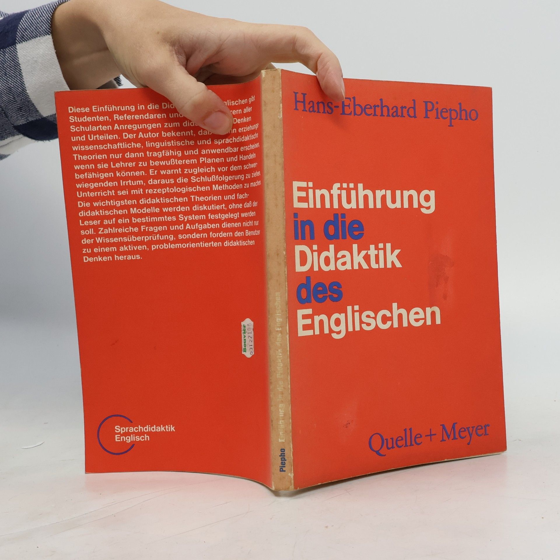 Hans-Eberhard Piepho Einführung in die Didaktik des Englischen