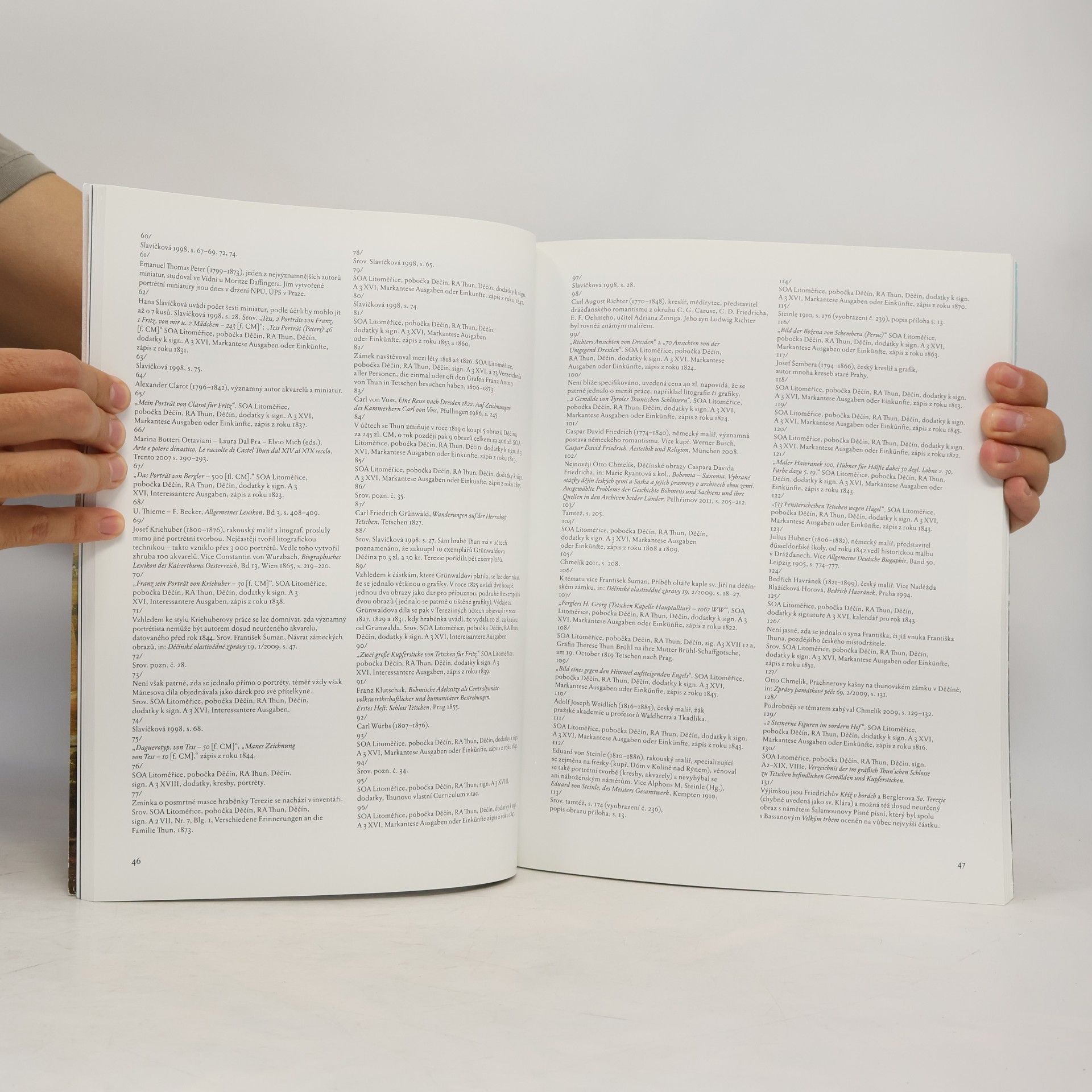 Various authors Mistrovská díla thunovské obrazárny na děčínském zámku