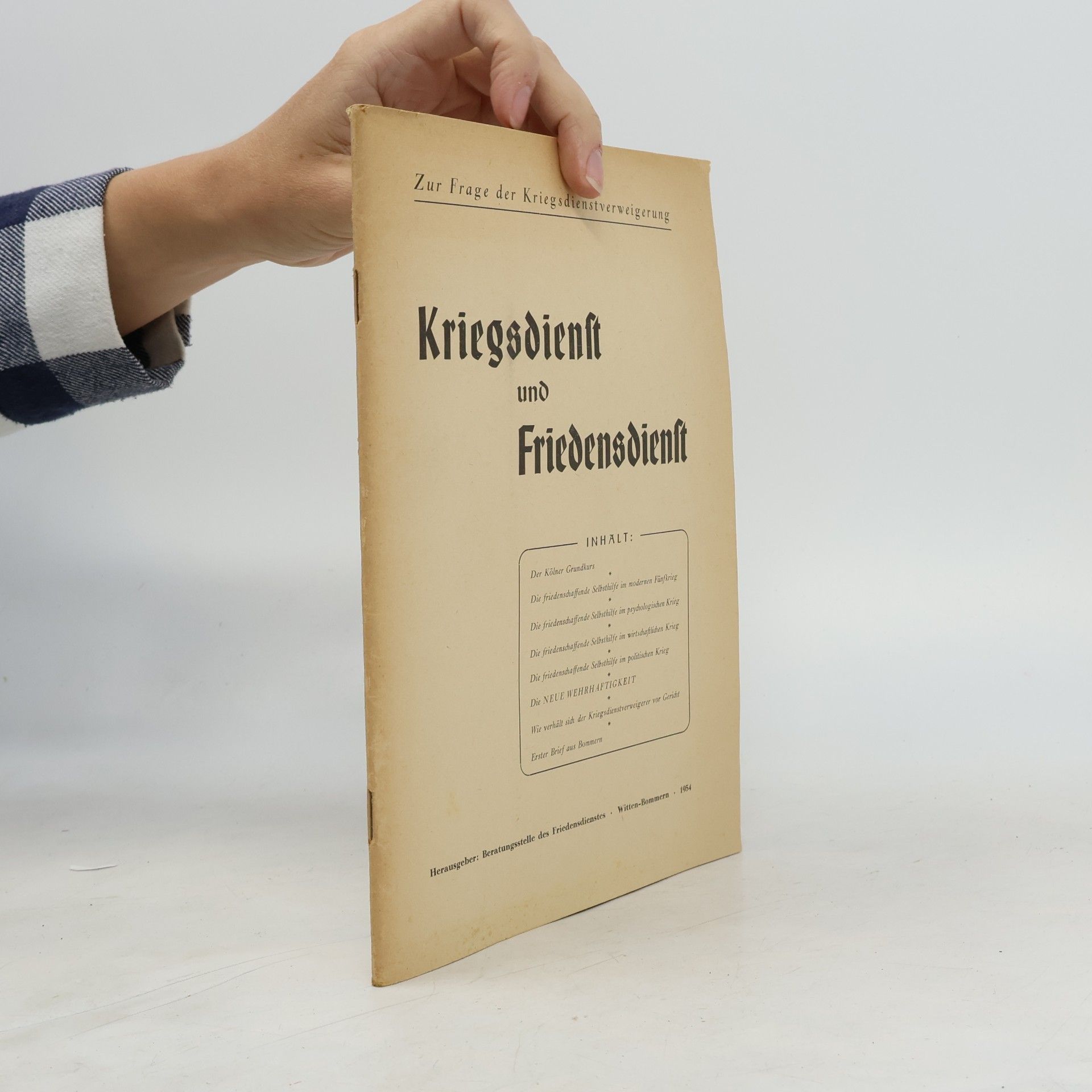 kolektiv Kriegsdienst und Friedensdienst