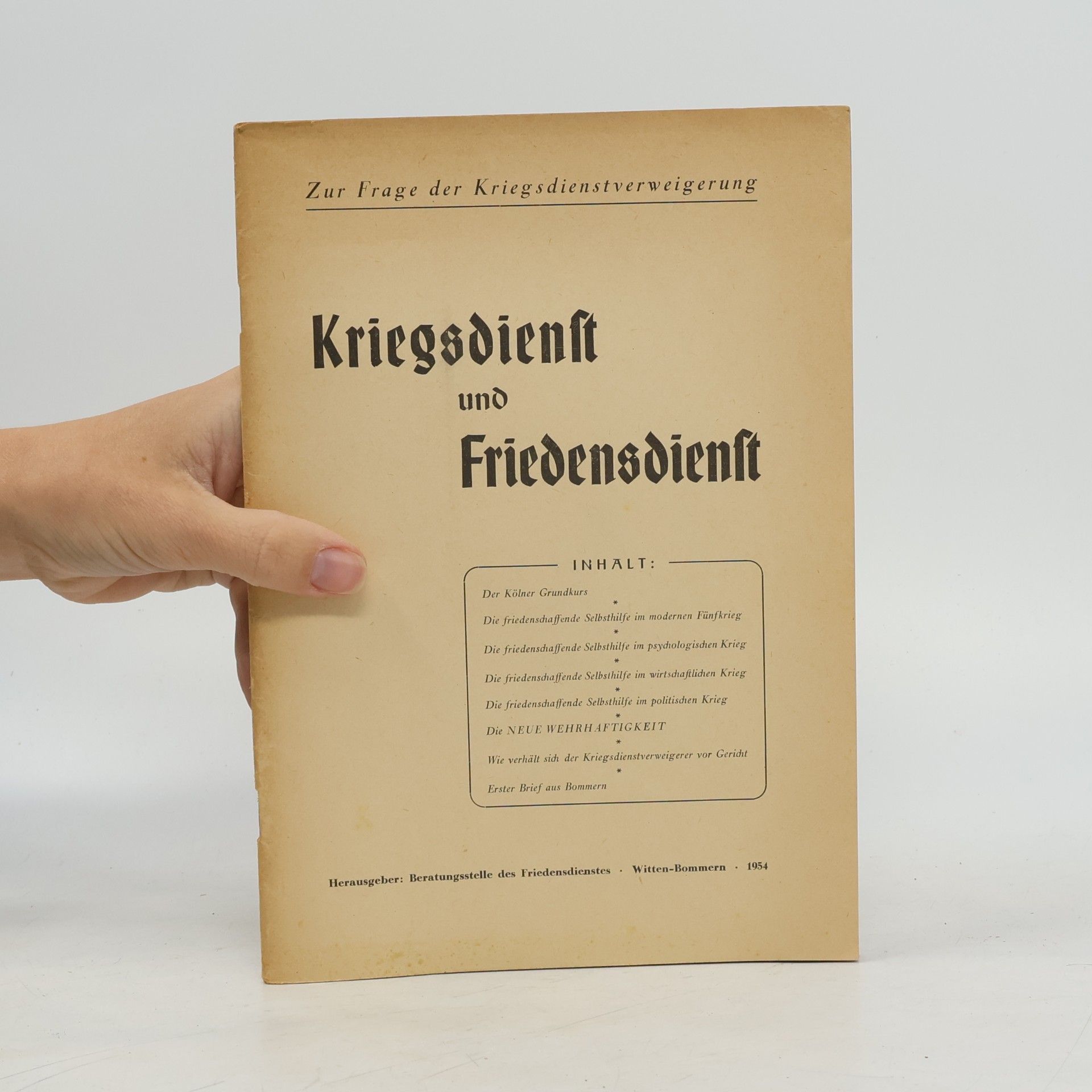 kolektiv Kriegsdienst und Friedensdienst