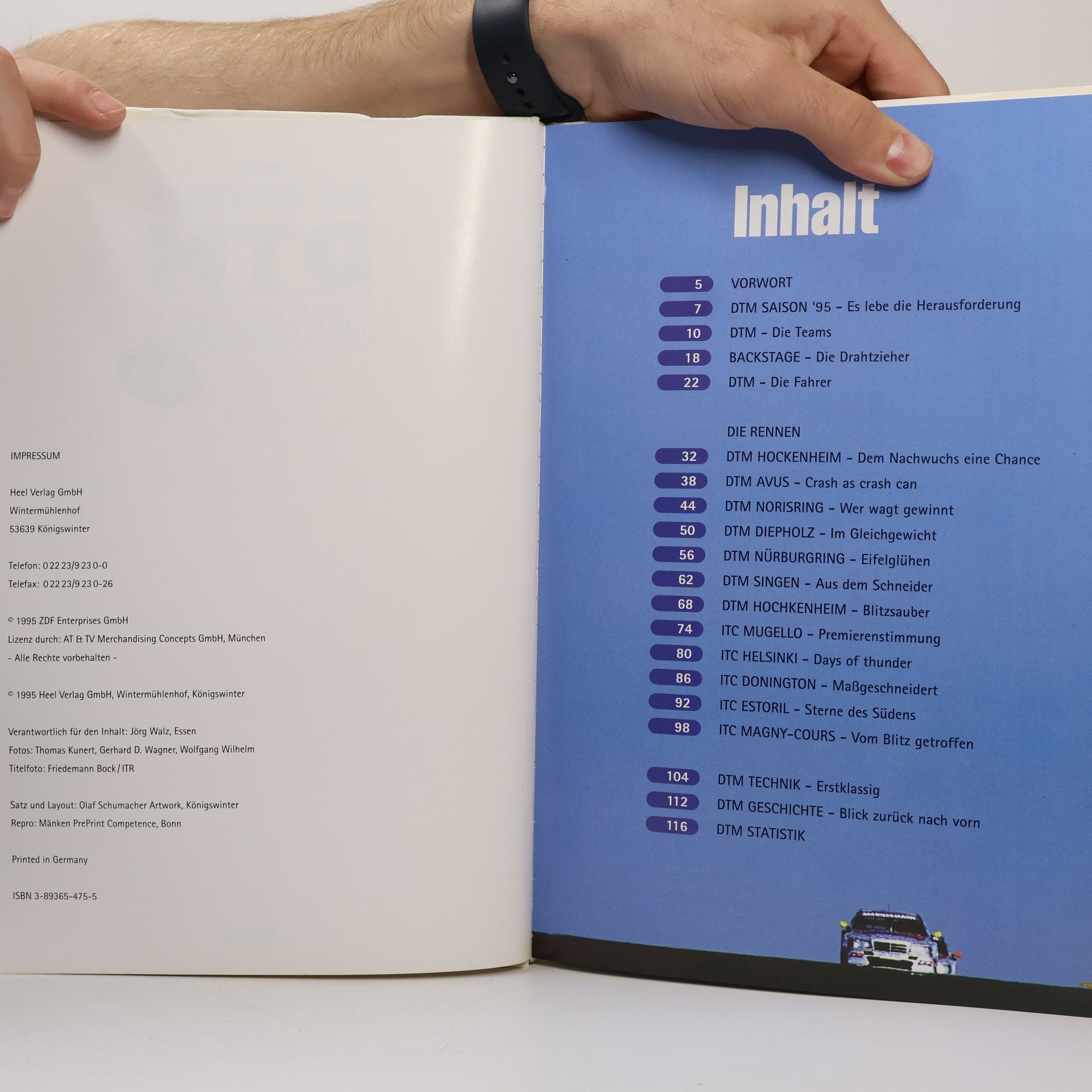 Jörg Walz Das Offizielle DTM Jahrbuch '95