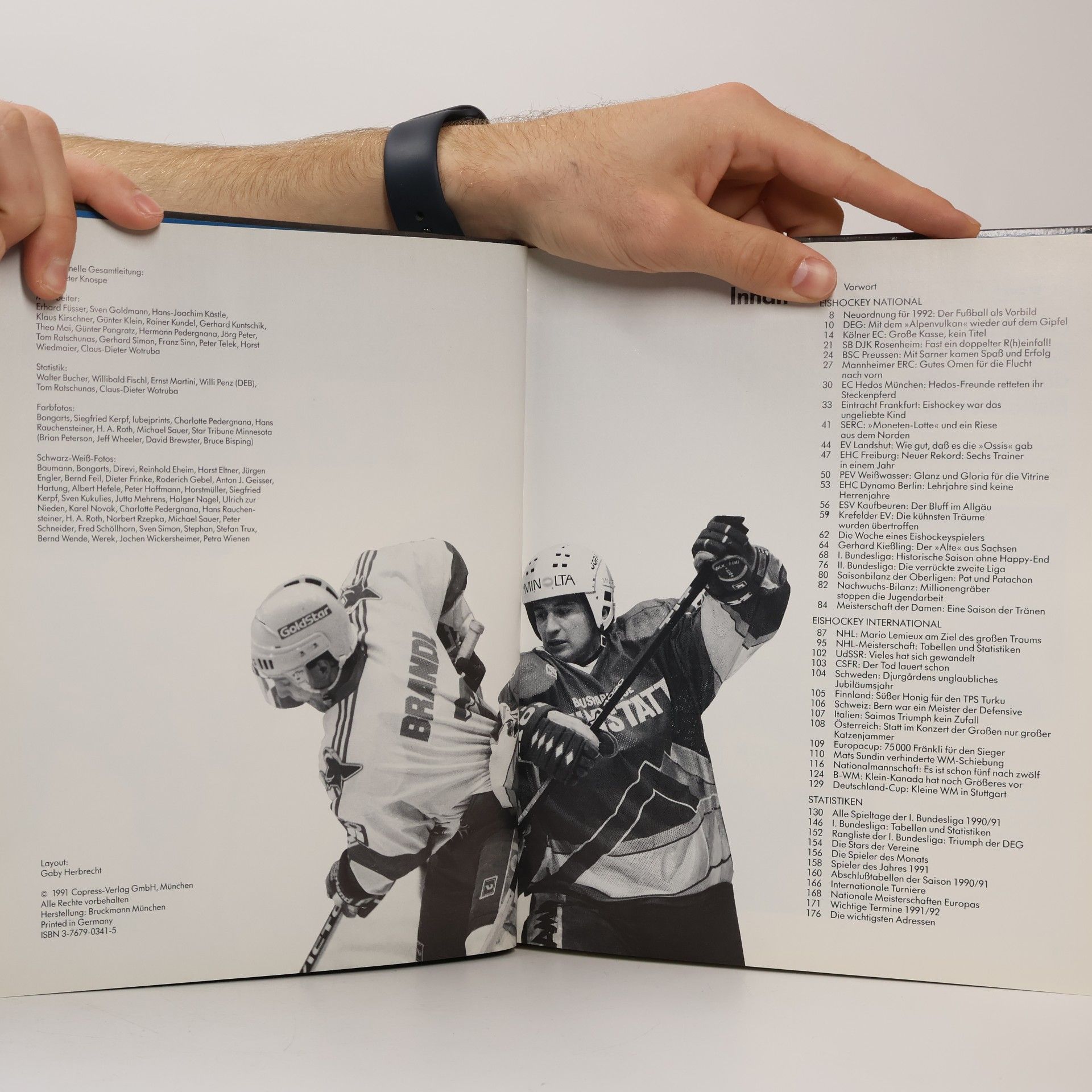 Klaus-Peter Knospe Eishockey-Jahrbuch 91/92