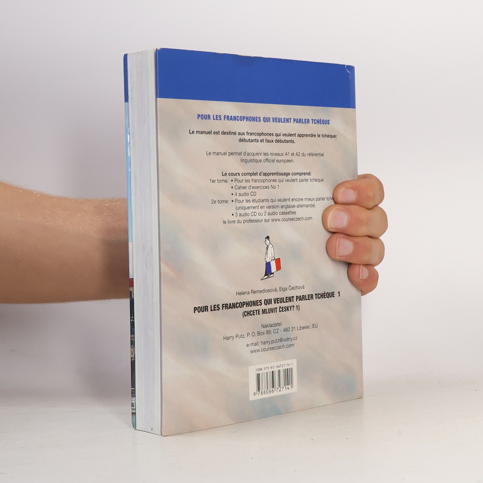 Helena Remediosová Pour les francophones qui veulent parler tchèque - livre des textes 1 - une méthode d'apprentissage du tchèque moderne pour les francophones débutants et faux débutants