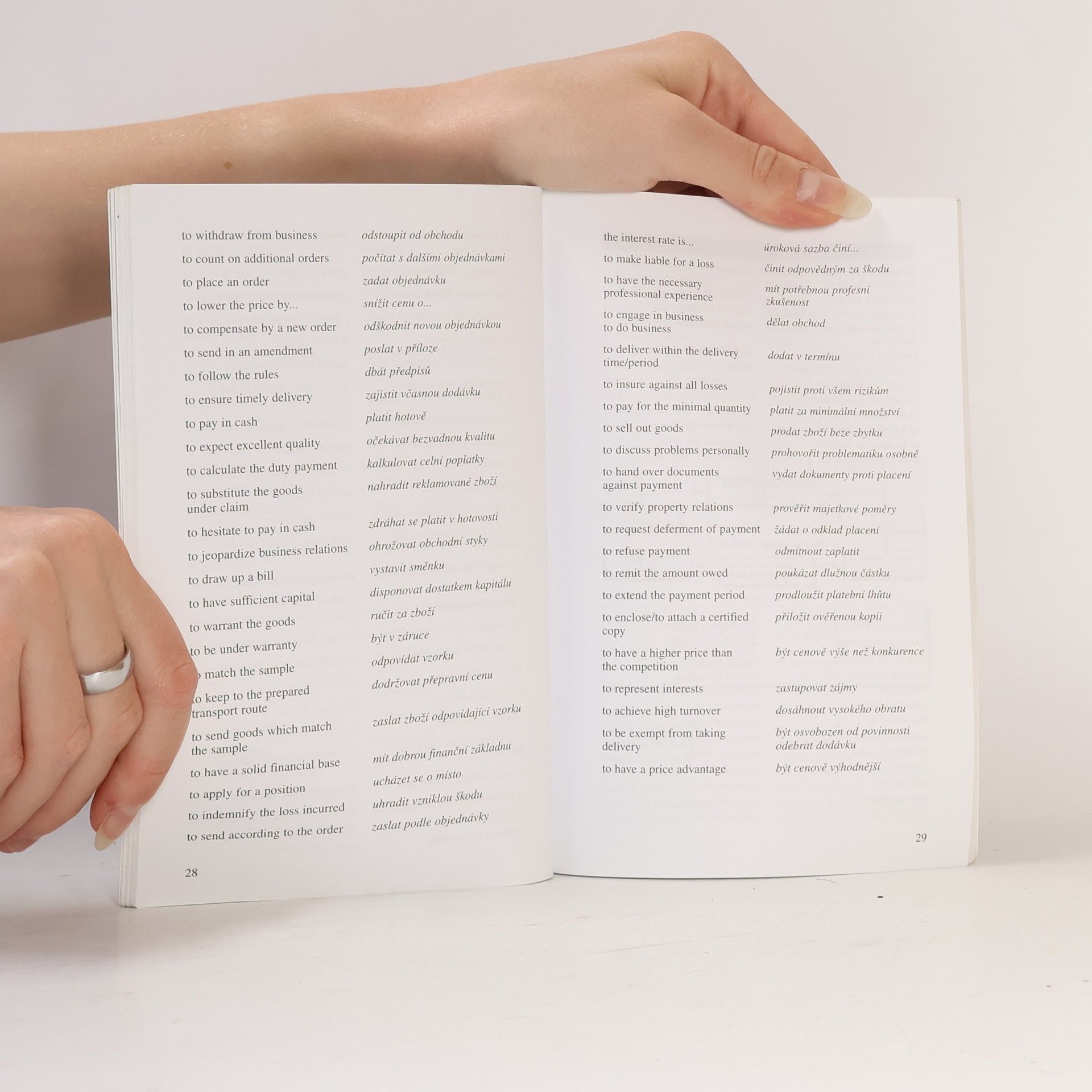 Various authors Obchodní angličtina : zn. Podmínkou