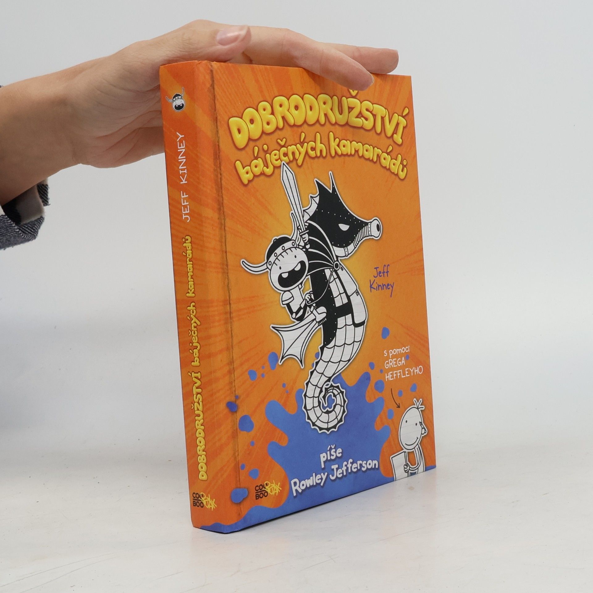 Jeff Kinney Dobrodružství báječných kamarádů. Píše Rowley Jefferson