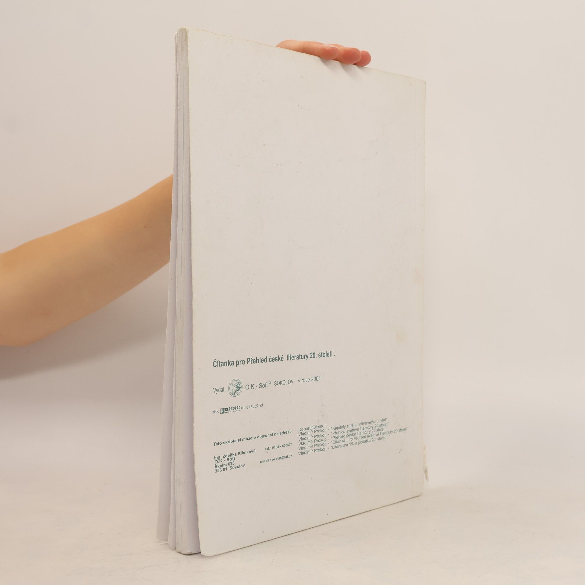 Autorenkollektiv Čítanka k přehledu české literatury 20. století.