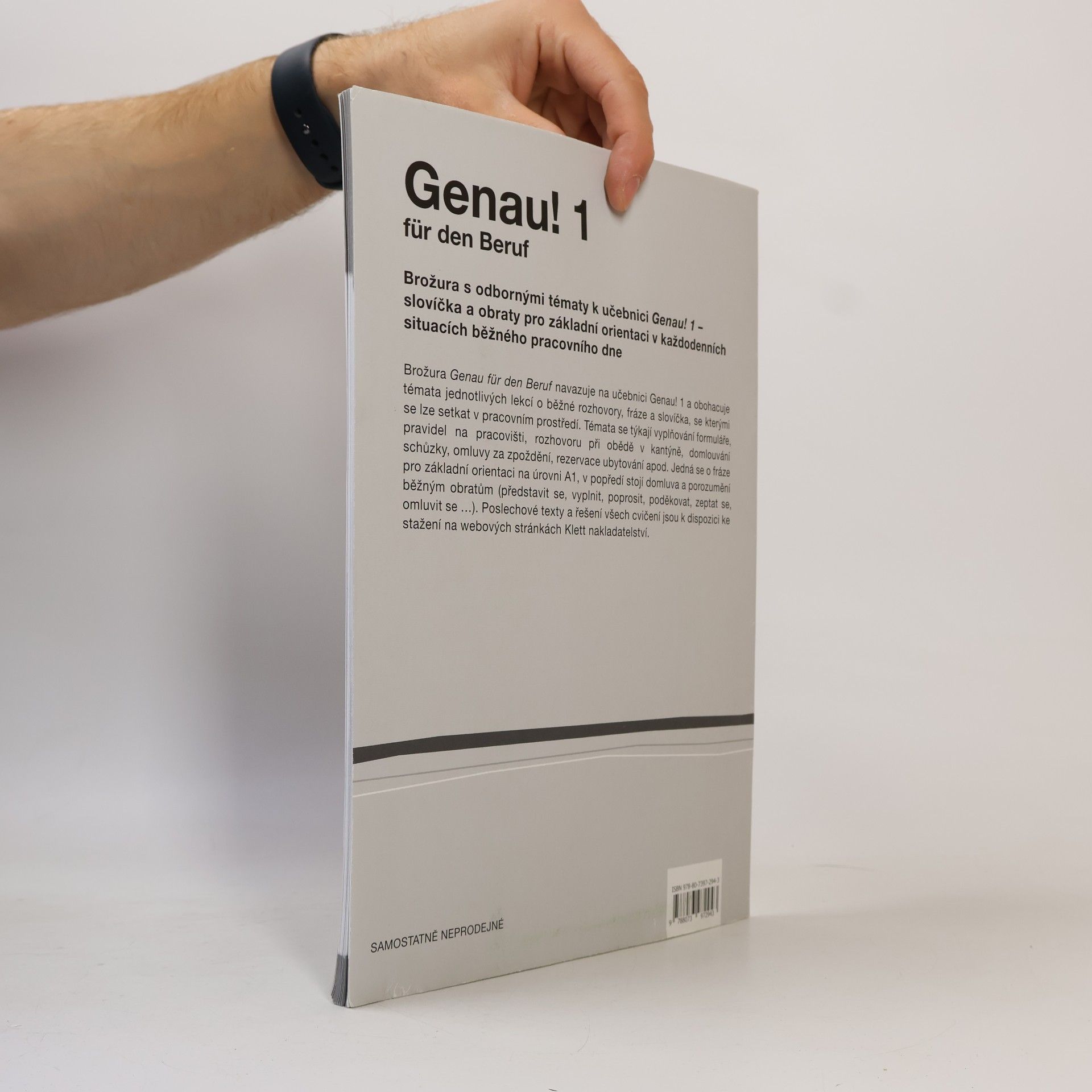 KLETT Genau! 1 2018 (A1) – učebnice s pracovním sešitem + Beruf