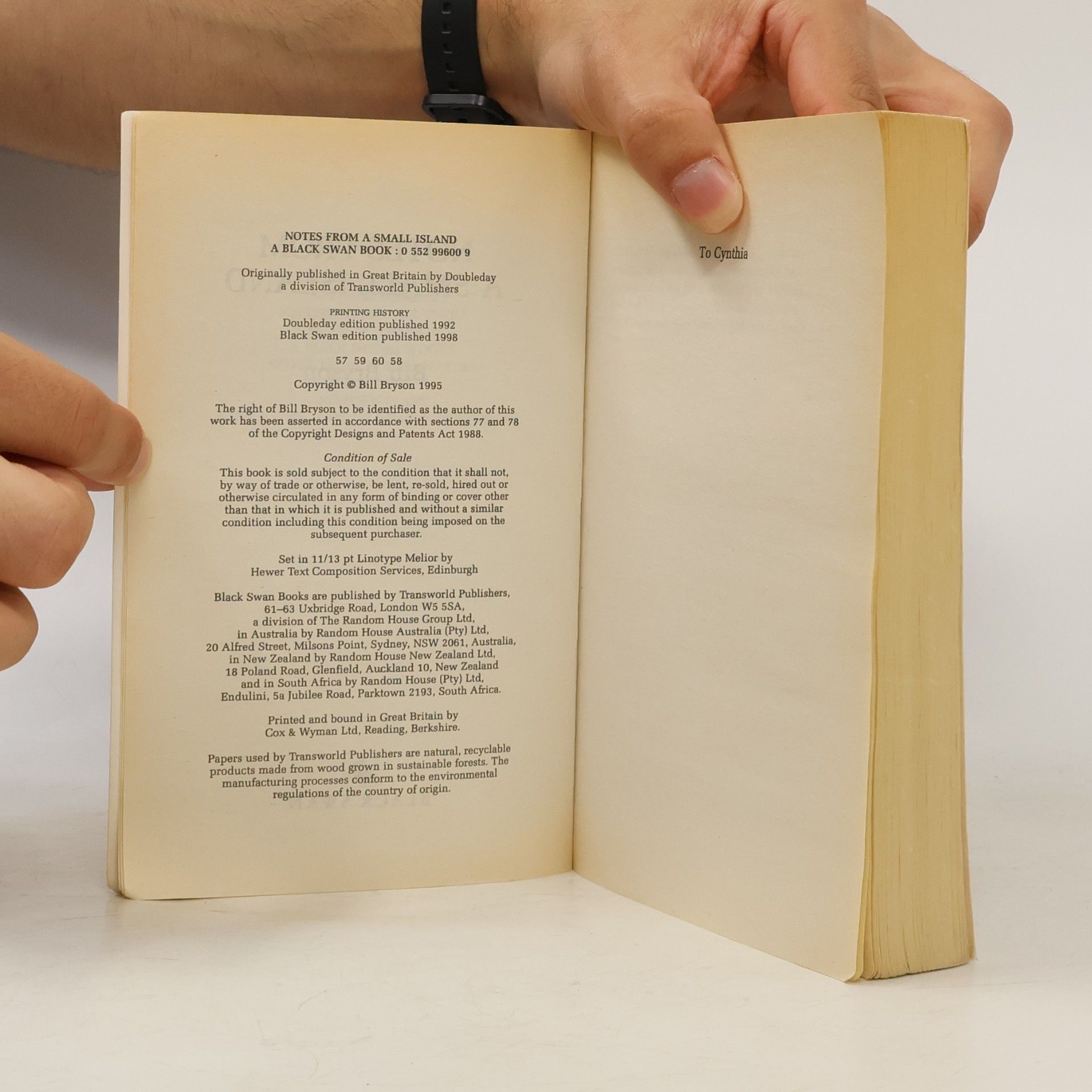 Bill Bryson Notes from a Small Island