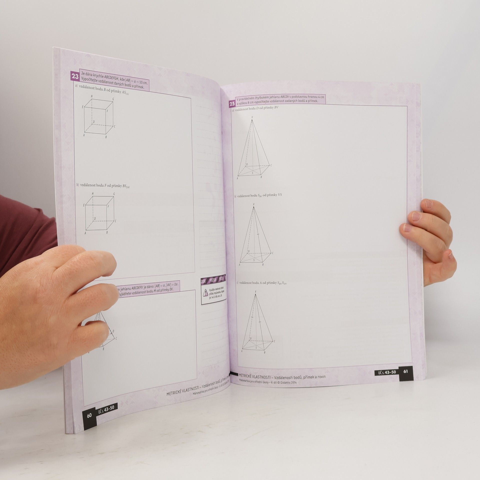 Jakub Mrázek Matematika pro střední školy. 6. díl. Stereometrie. Pracovní sešit
