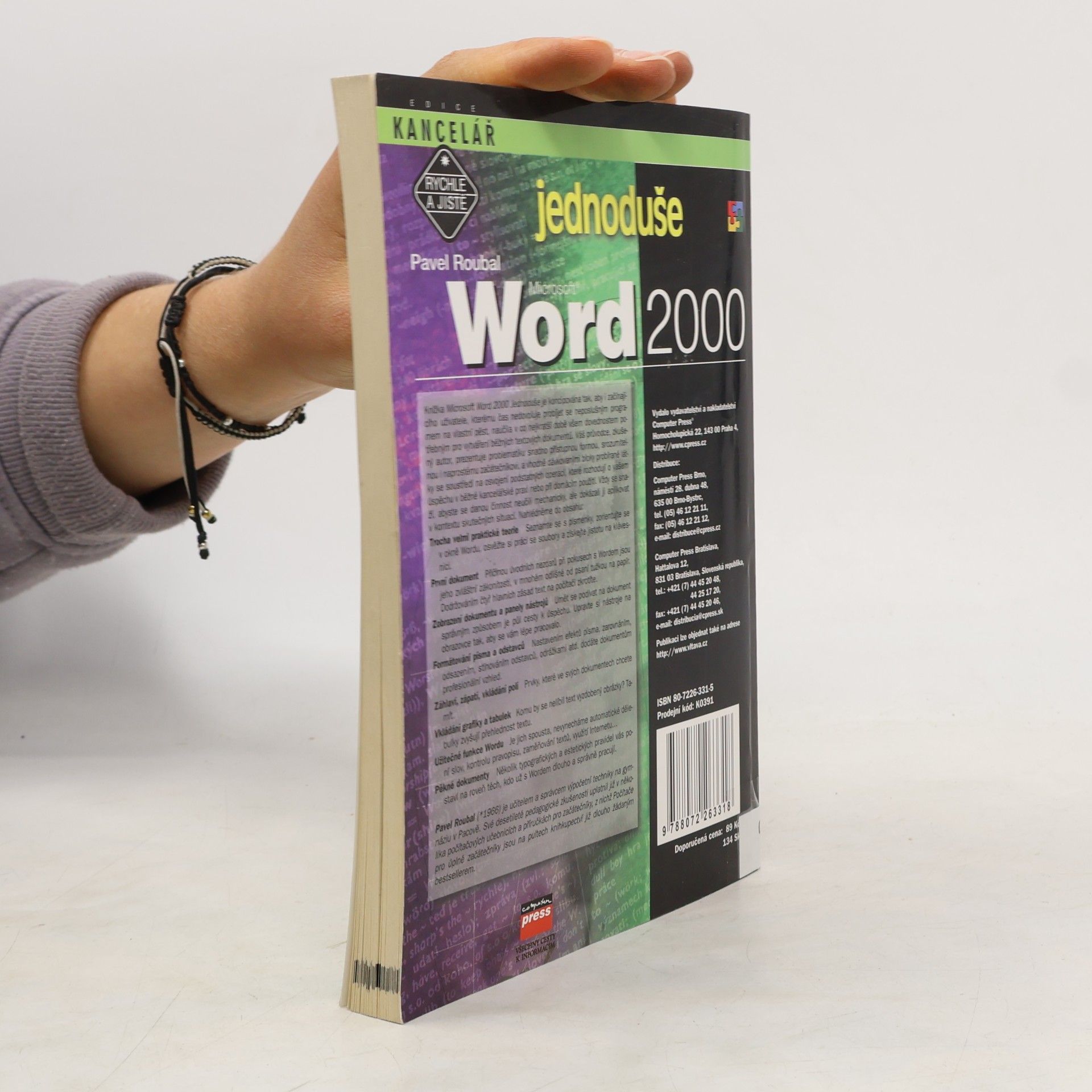 Pavel Roubal Microsoft Word 2000 jednoduše