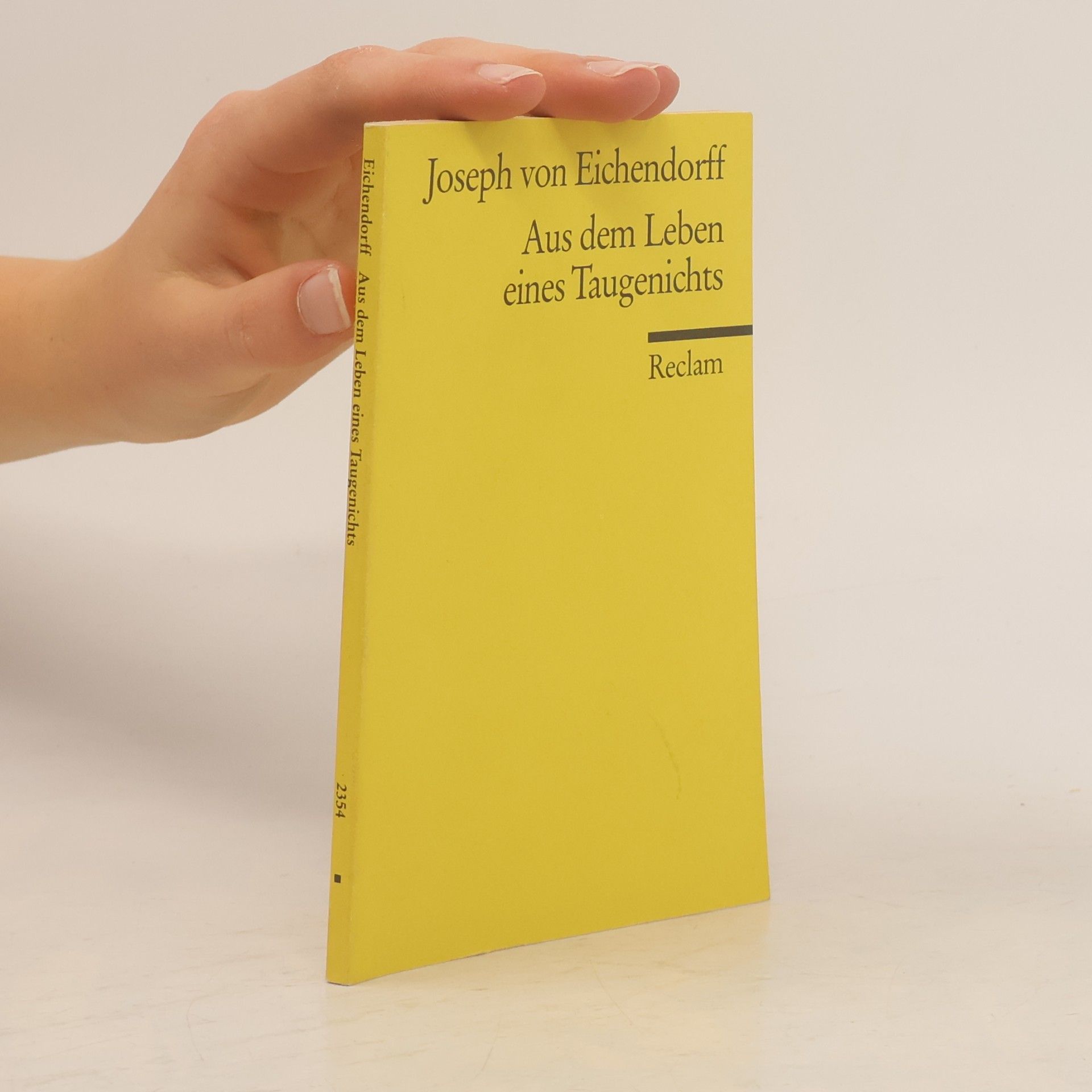 Joseph von Eichendorff Aus dem Leben eines Taugenichts